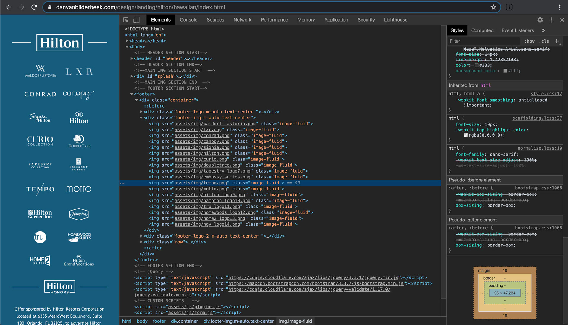 Responsiveness and compatibility testing.