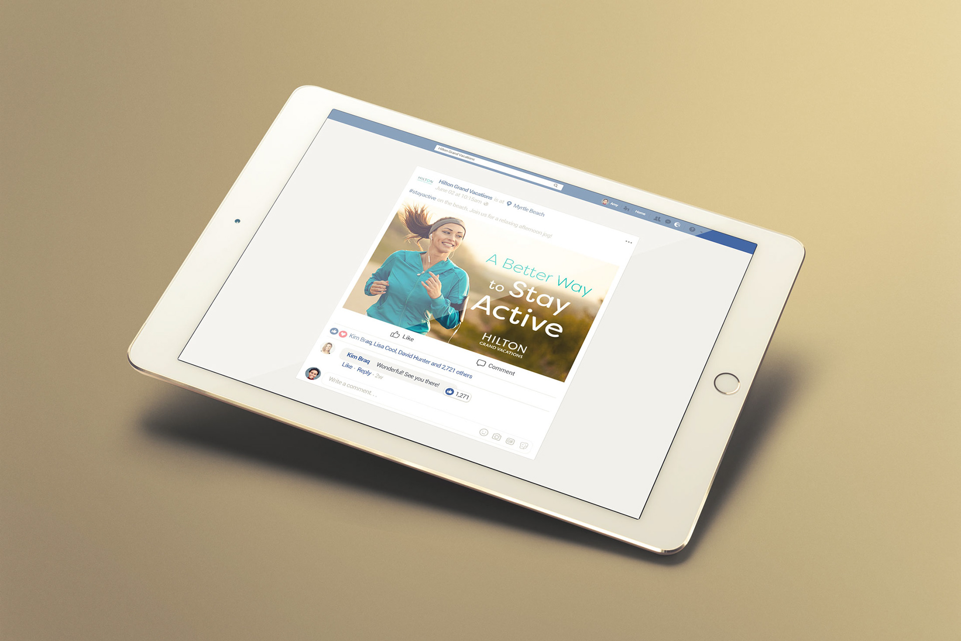 Designed social media ads.