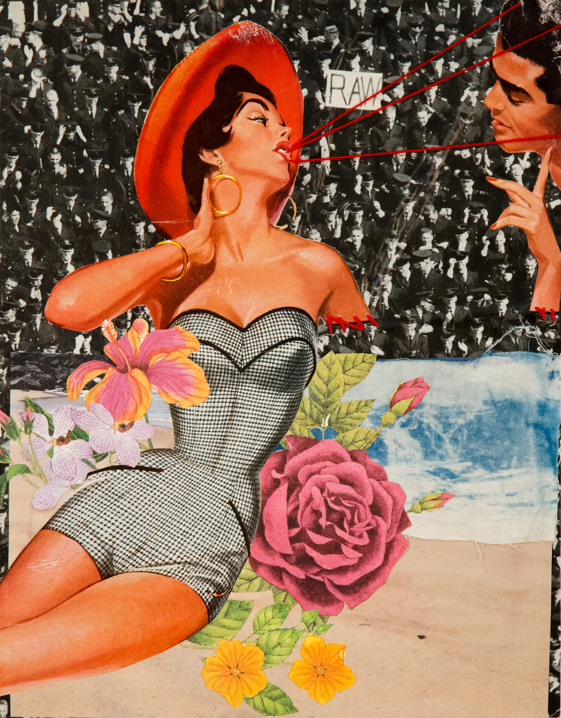 'Vixen,' 2017. Found image and photo collage