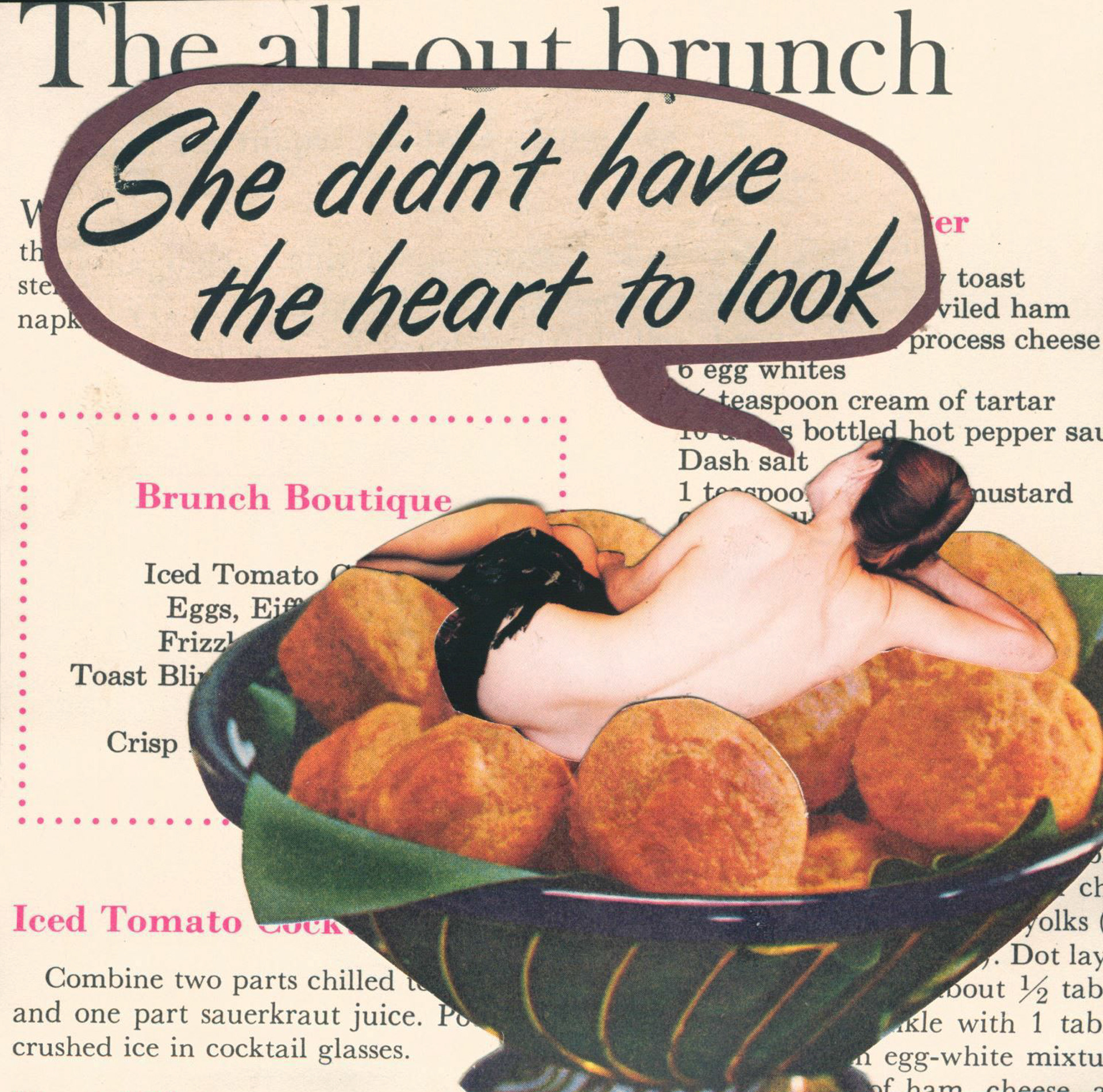 'Commodities #2,' 2017. Found image and photo collage