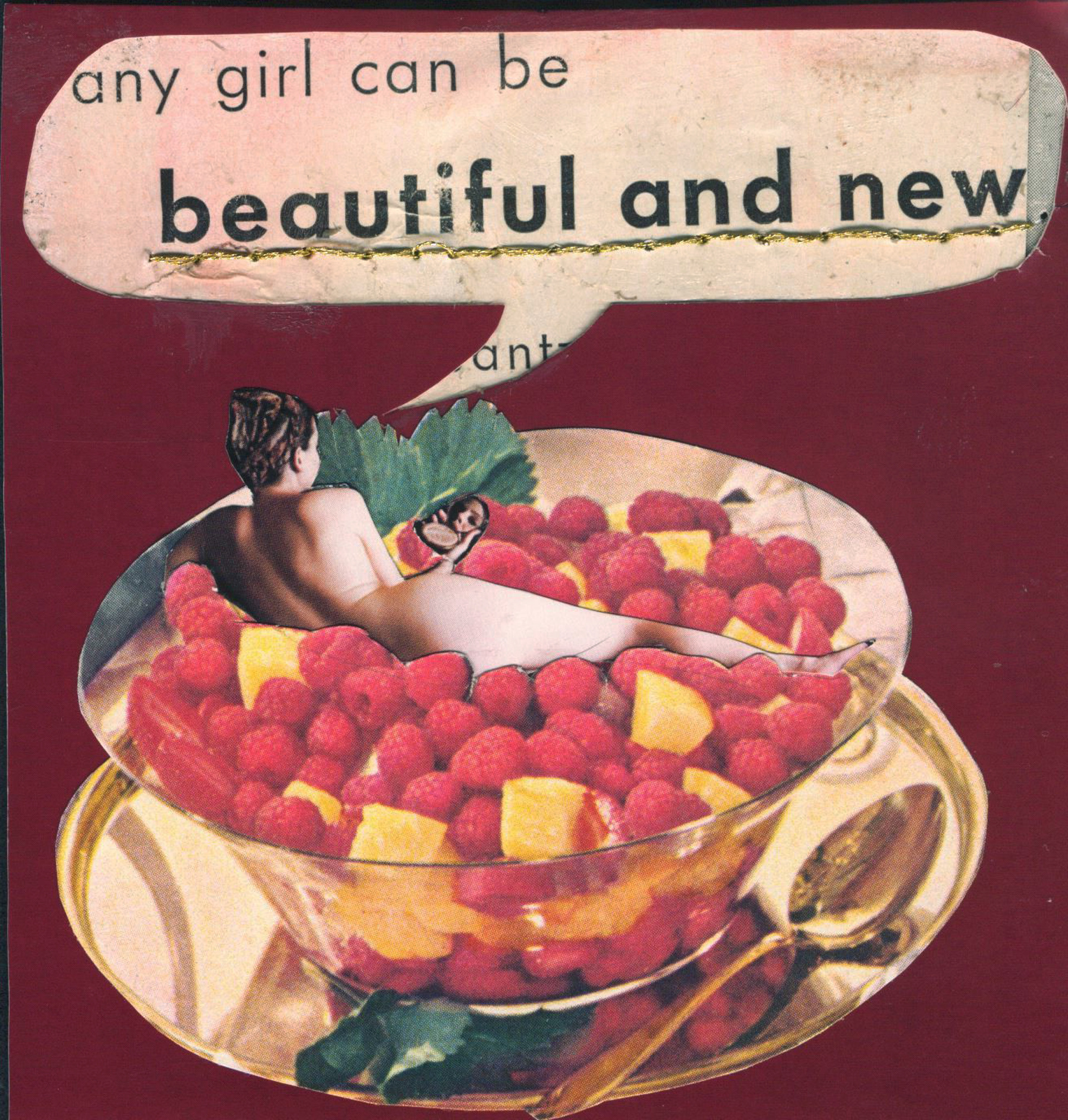 'Commodities #1,' 2017. Found image and photo collage