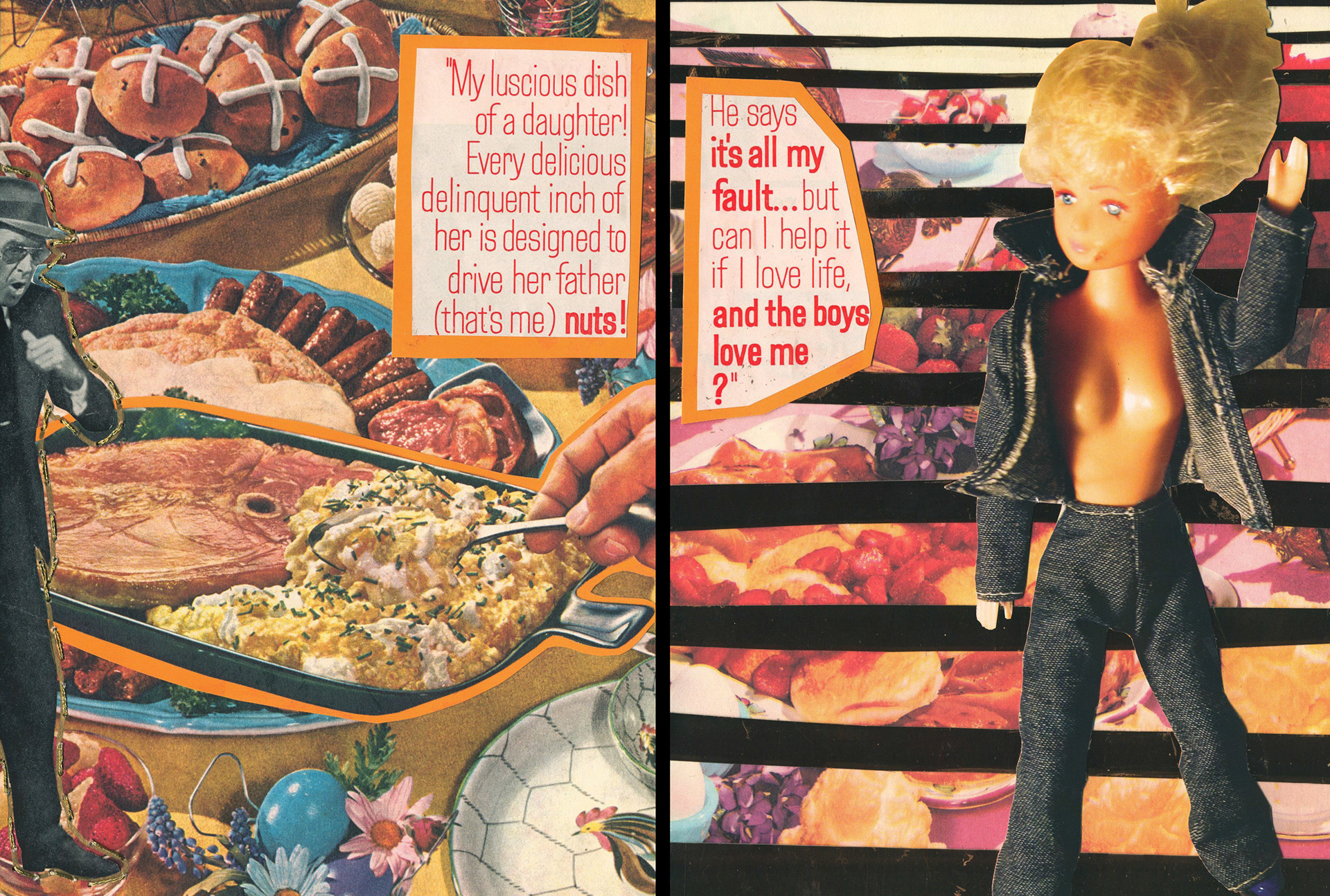 'Commodities #3,' 2017. Found image and photo collage