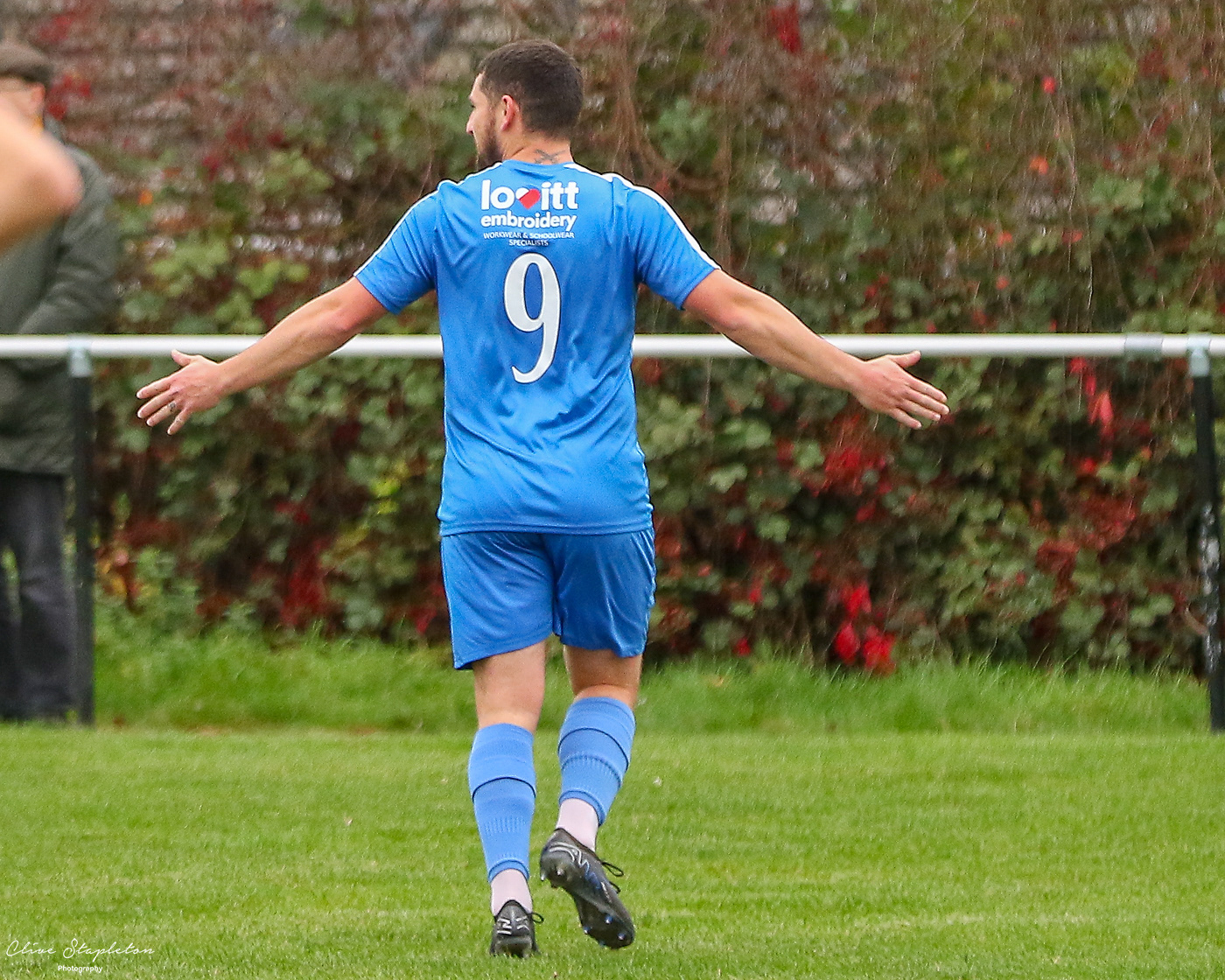 Nathan Mcgarrity Celebrating the first goal