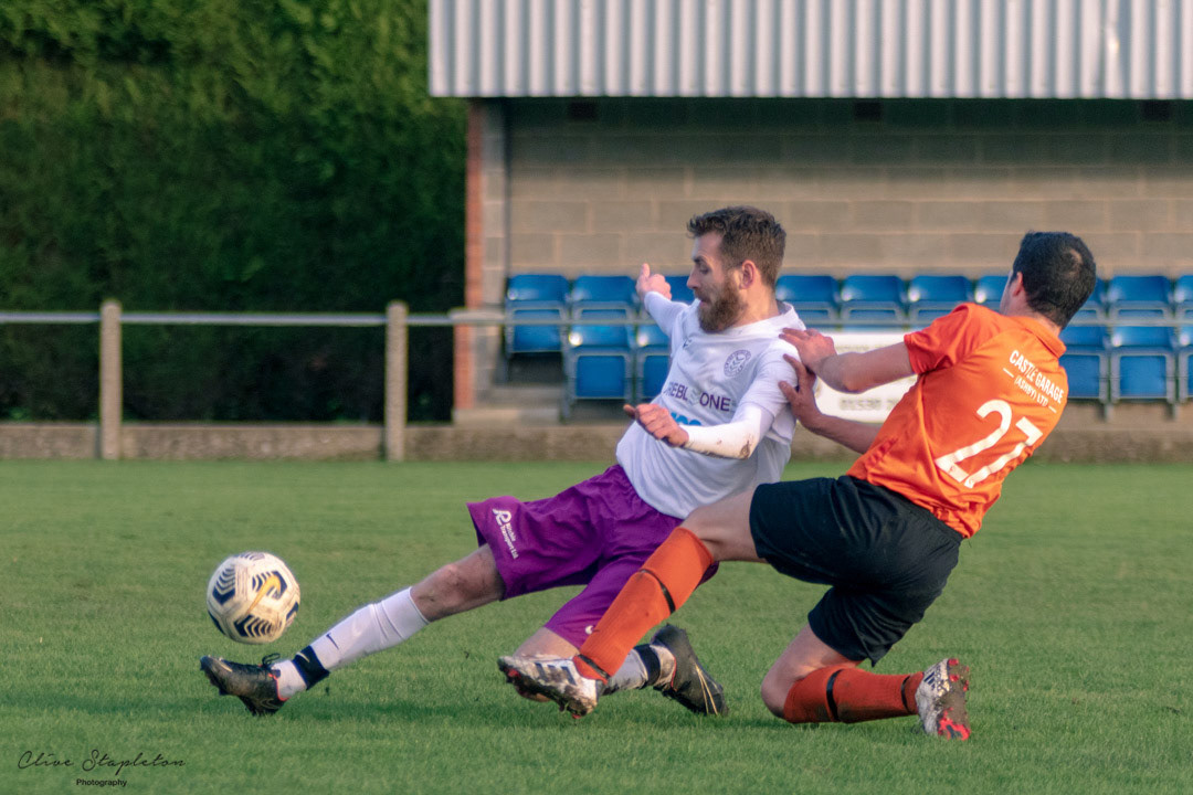 Sands United FC Ashby v Leicestershire Police Charity Team Charity Friendly Match at Heather St Johns 12 Dec 2021