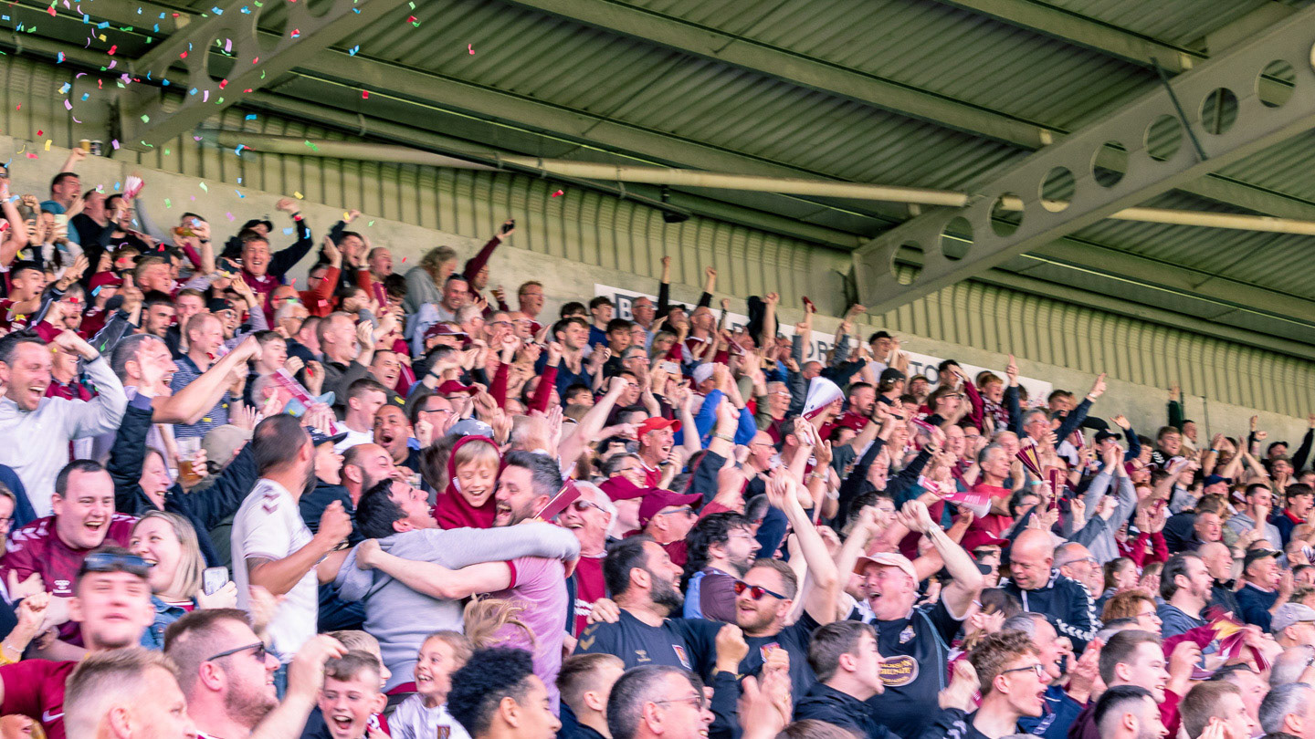 Barrow v Northampton Town Beamback on 07MAY22 in Northampton