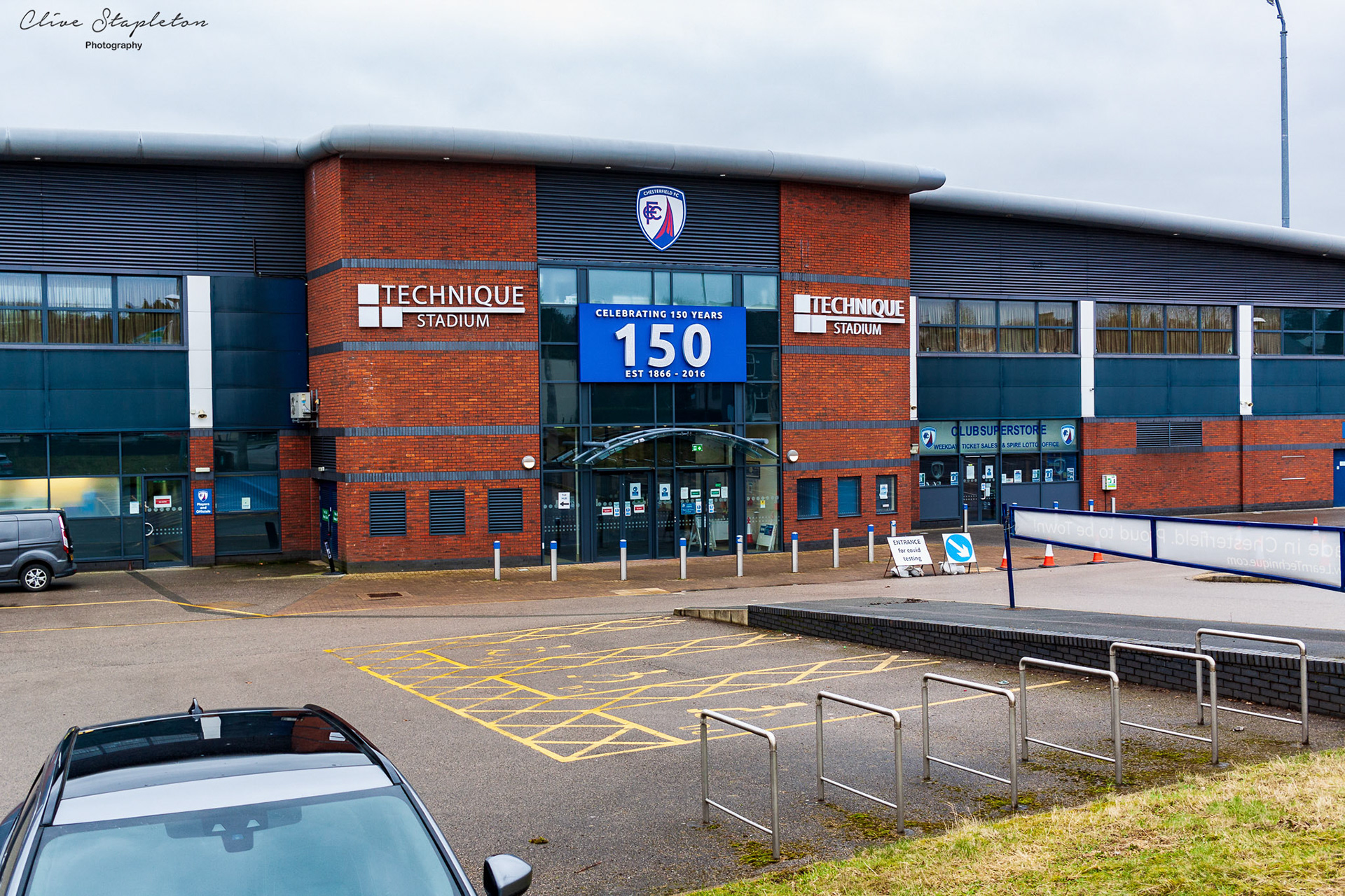 The Technique Stadium. Home of Chesterfield FC
