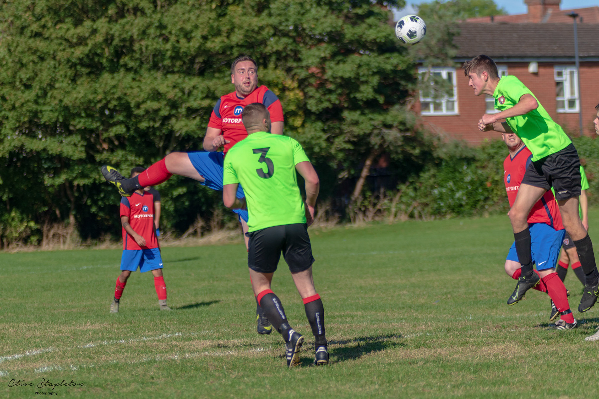 Action from the game between AFC Alvaston and Chellaston First in the derby Taverners Sunday League