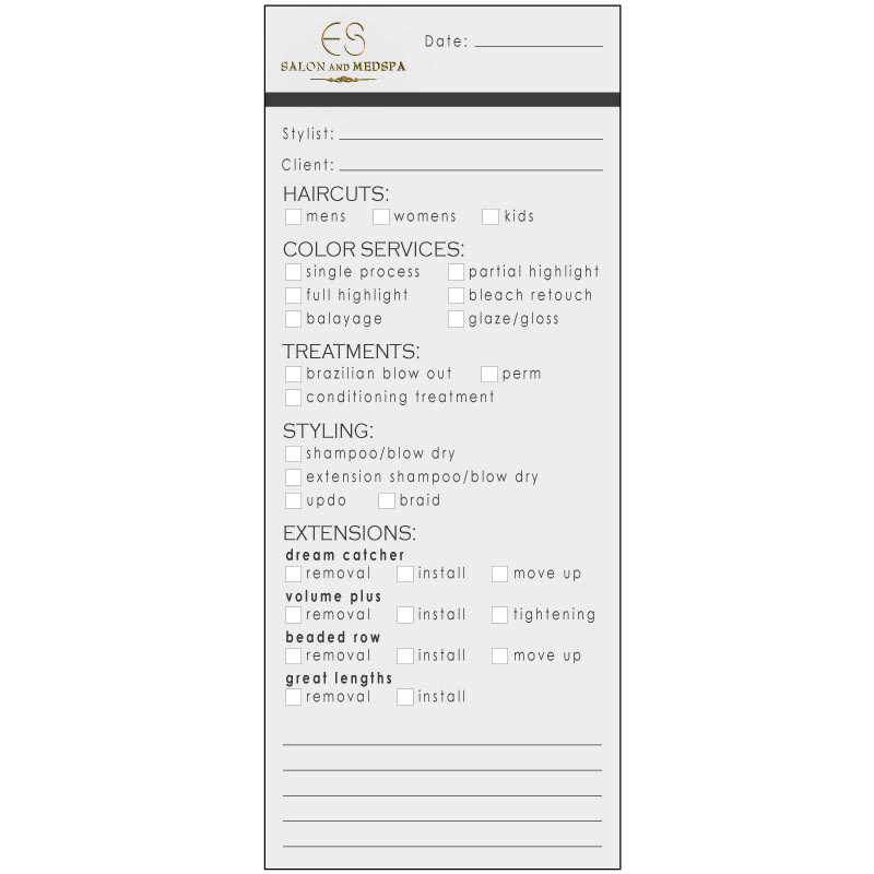 Order Forms, Padded