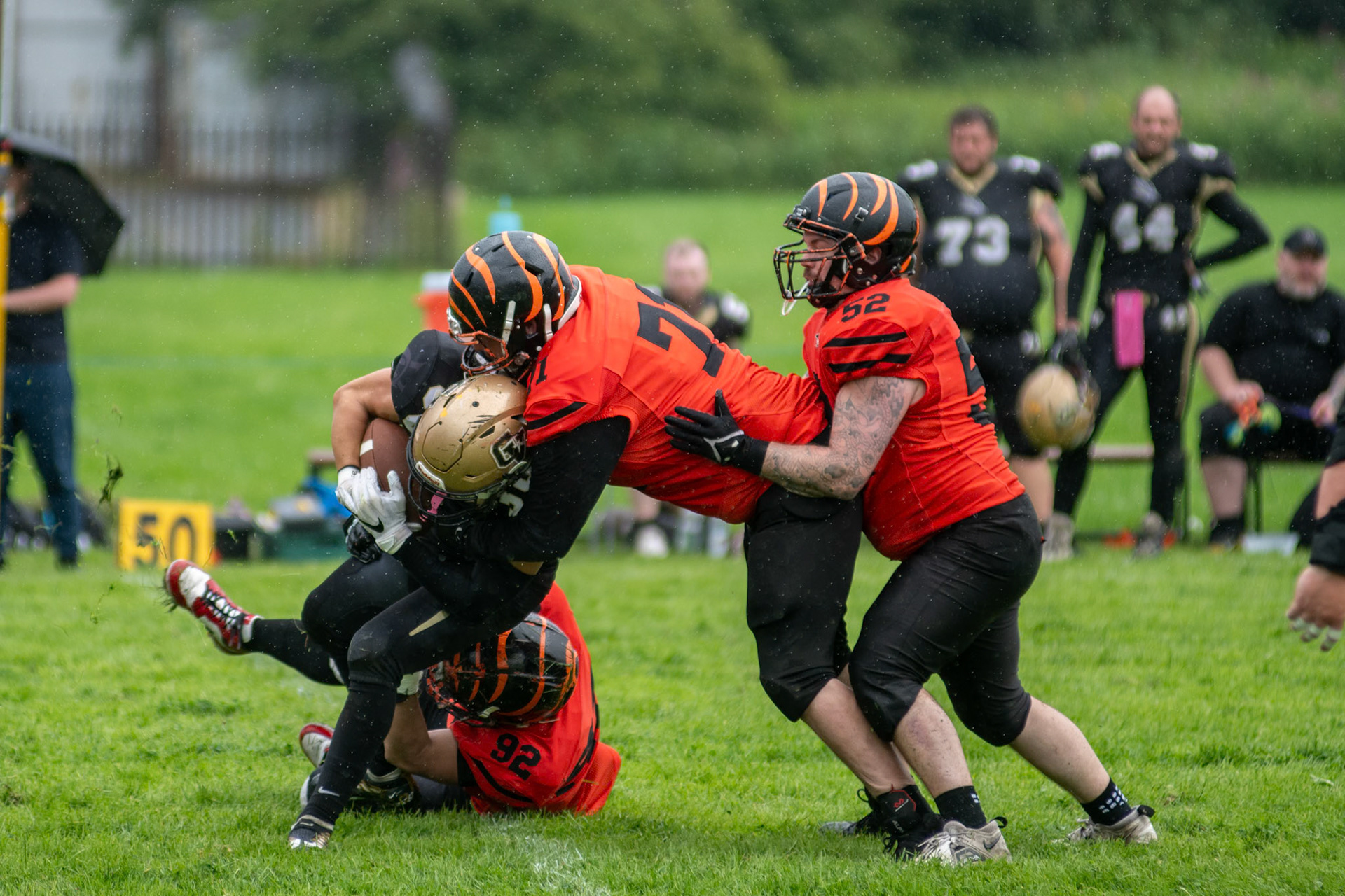 Glasgow Tigers @ Clyde Valley Blackhawks at Beltane Park Wishaw 20/07/2025 (Richard Lundy)
