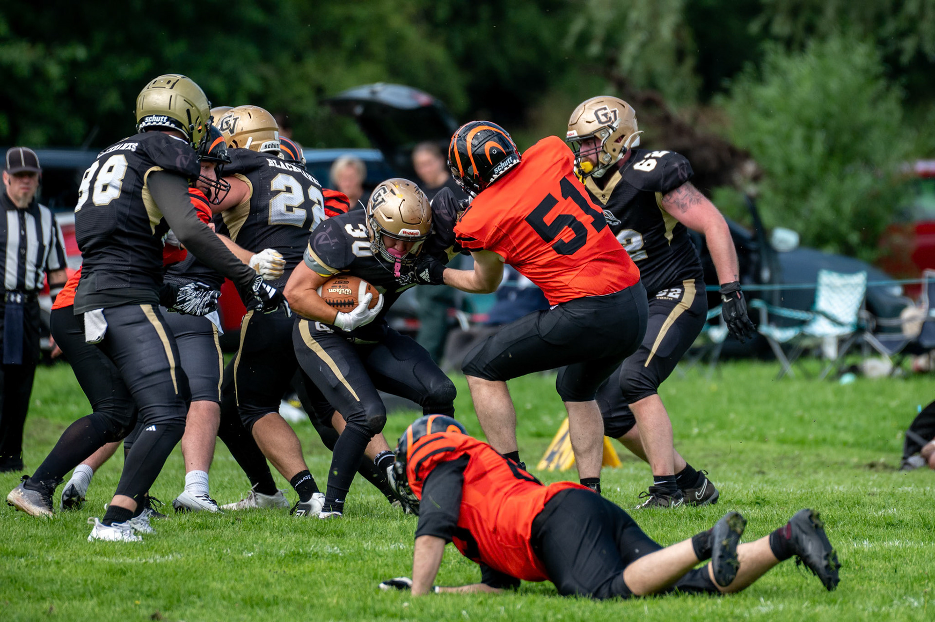 Glasgow Tigers @ Clyde Valley Blackhawks at Beltane Park Wishaw 20/07/2025 (Richard Lundy)
