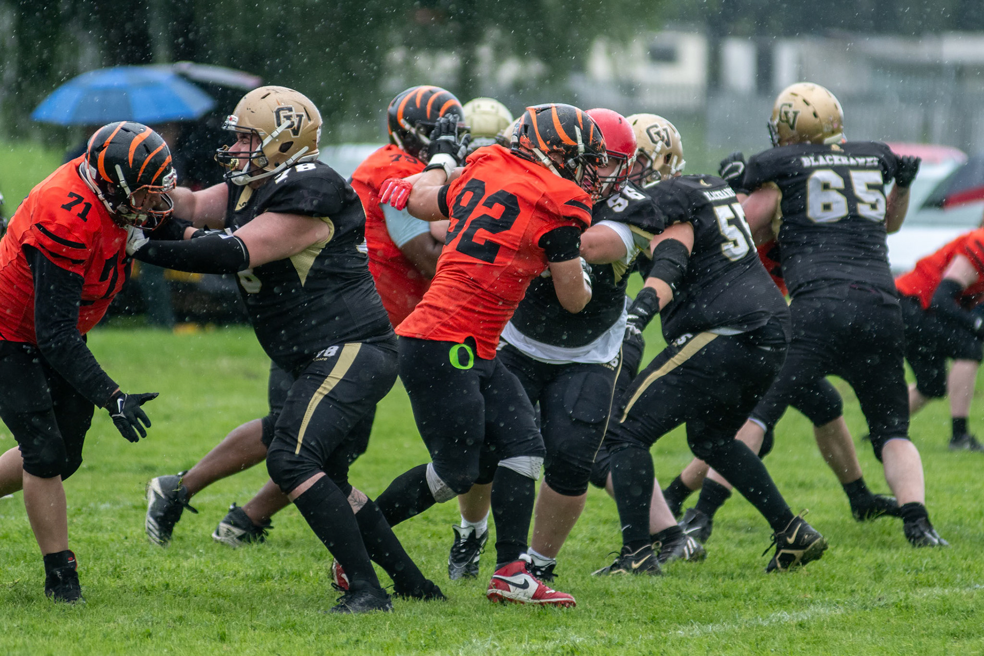 Glasgow Tigers @ Clyde Valley Blackhawks at Beltane Park Wishaw 20/07/2025 (Richard Lundy)