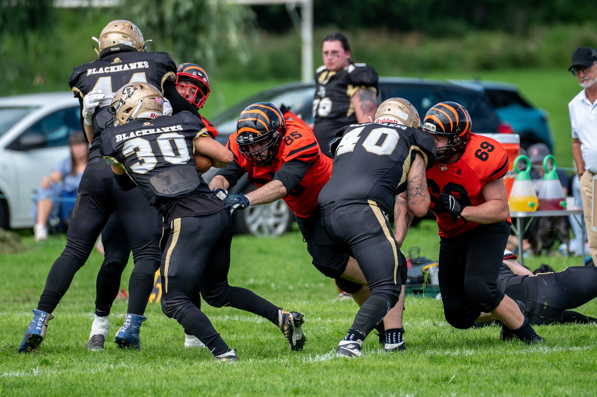 Glasgow Tigers @ Clyde Valley Blackhawks at Beltane Park Wishaw 20/07/2025 (Richard Lundy)