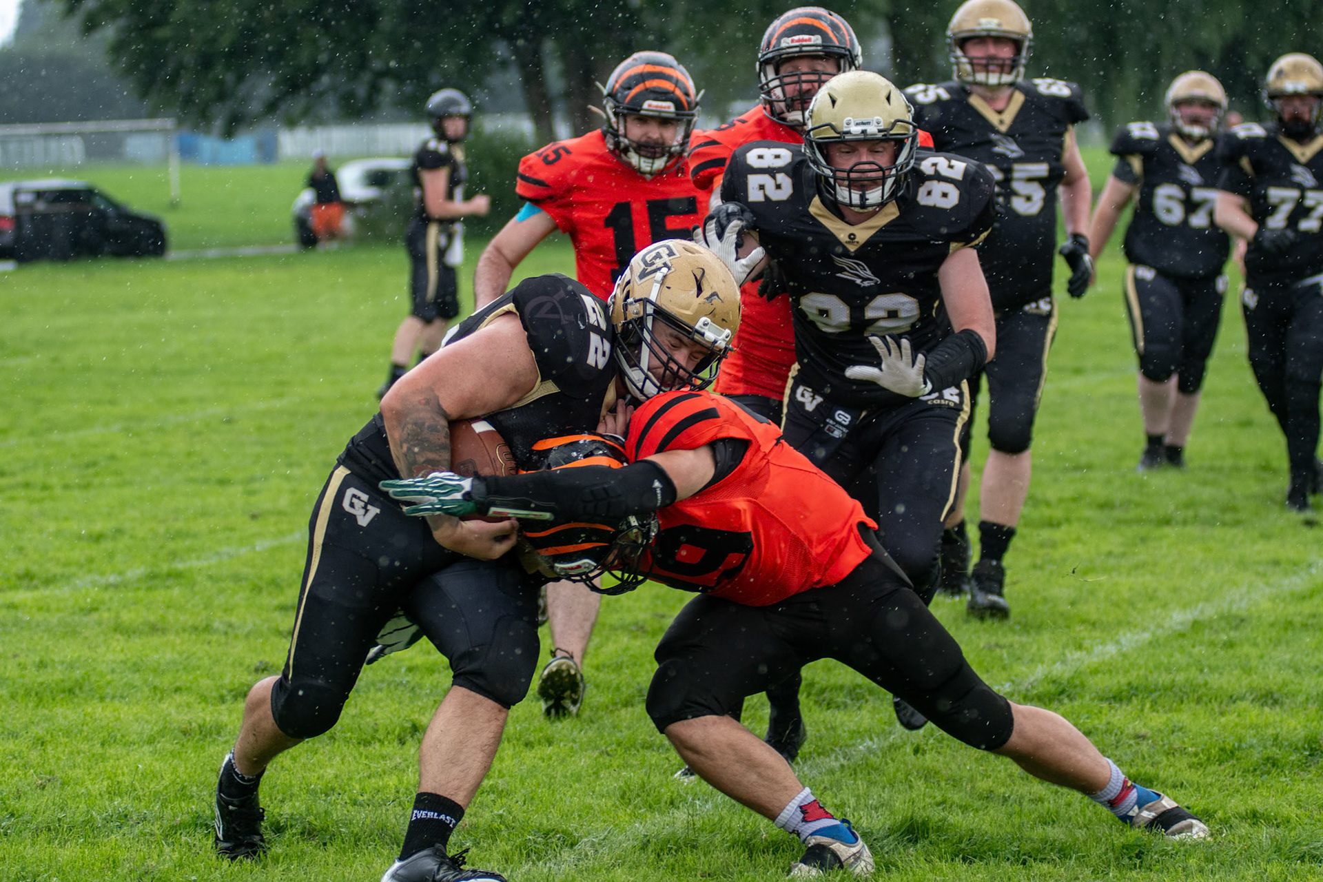 Glasgow Tigers @ Clyde Valley Blackhawks at Beltane Park Wishaw 20/07/2025 (Richard Lundy)