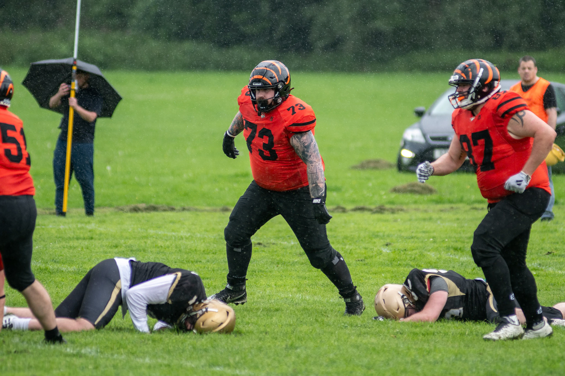 Glasgow Tigers @ Clyde Valley Blackhawks at Beltane Park Wishaw 20/07/2025 (Richard Lundy)