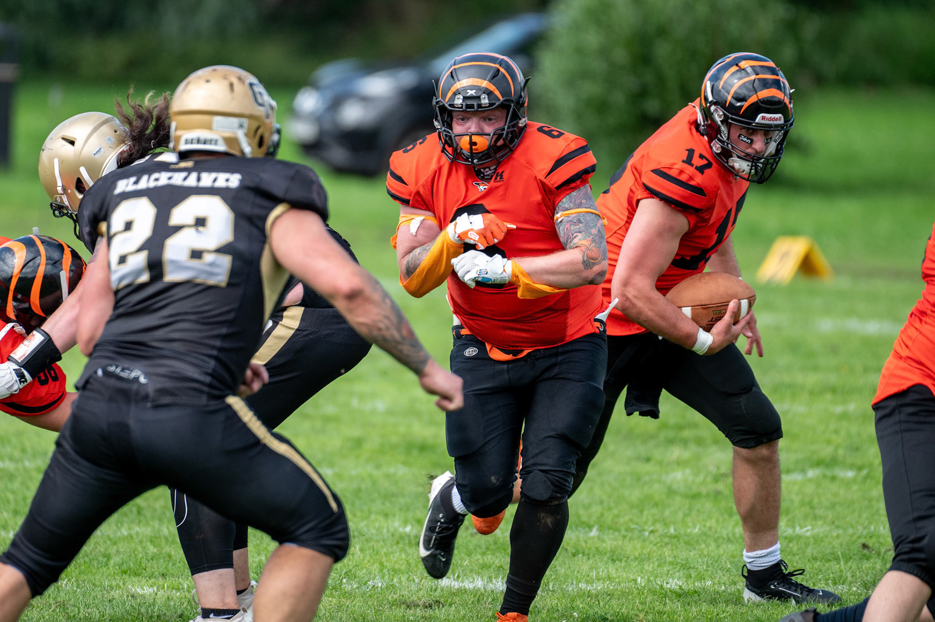 Glasgow Tigers @ Clyde Valley Blackhawks at Beltane Park Wishaw 20/07/2025 (Richard Lundy)