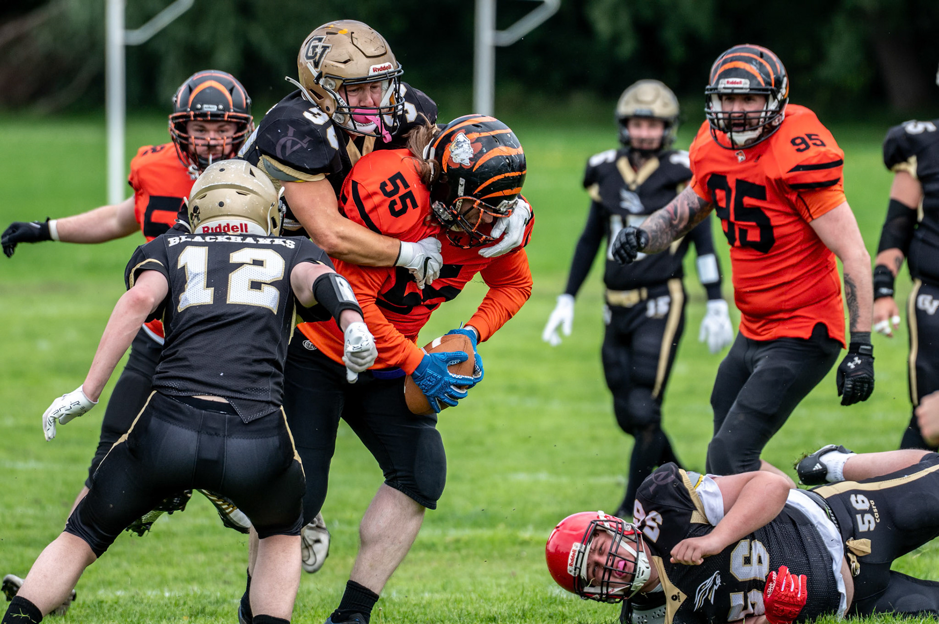 Glasgow Tigers @ Clyde Valley Blackhawks at Beltane Park Wishaw 20/07/2025 (Richard Lundy)