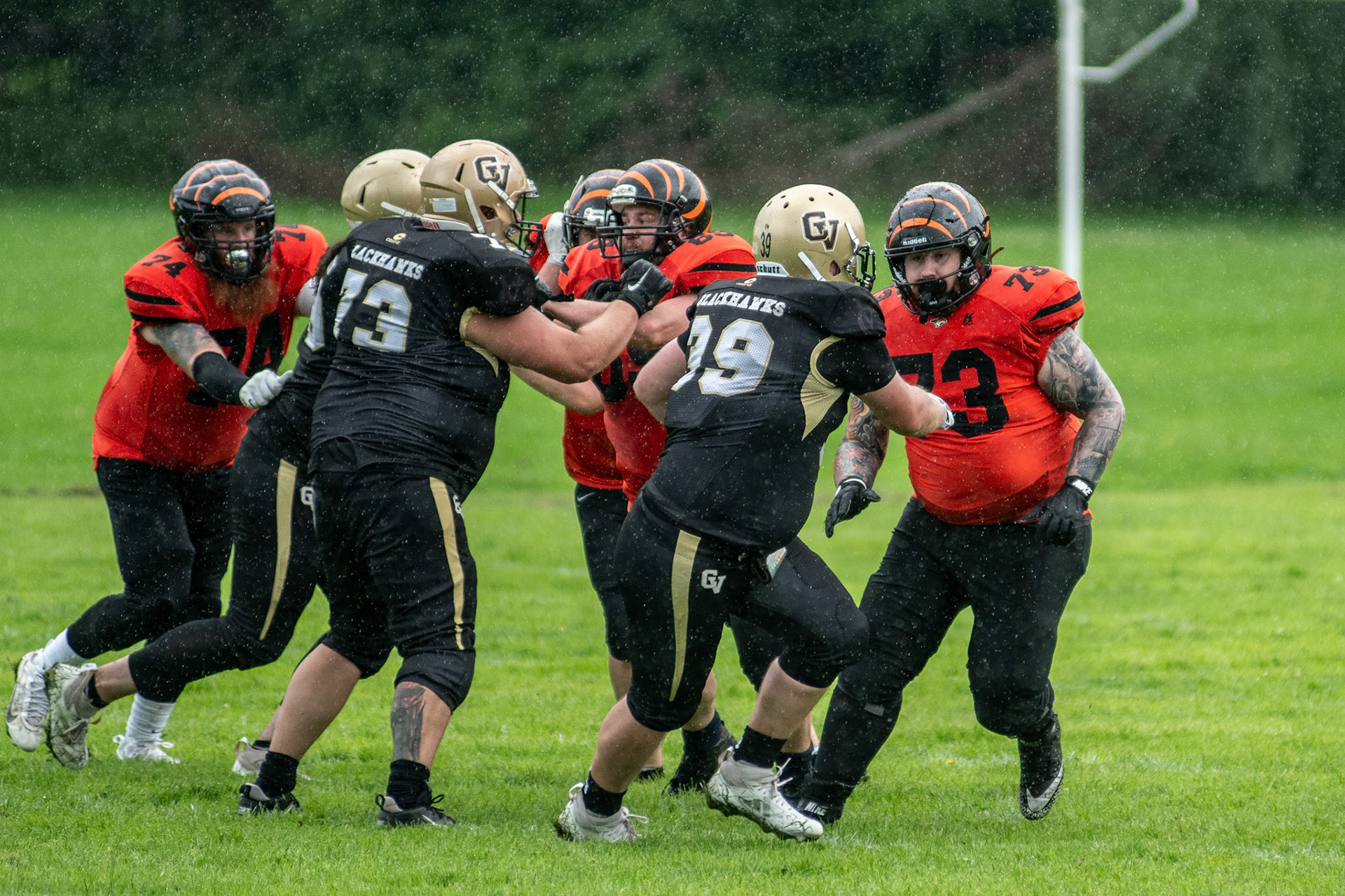 Glasgow Tigers @ Clyde Valley Blackhawks at Beltane Park Wishaw 20/07/2025 (Richard Lundy)