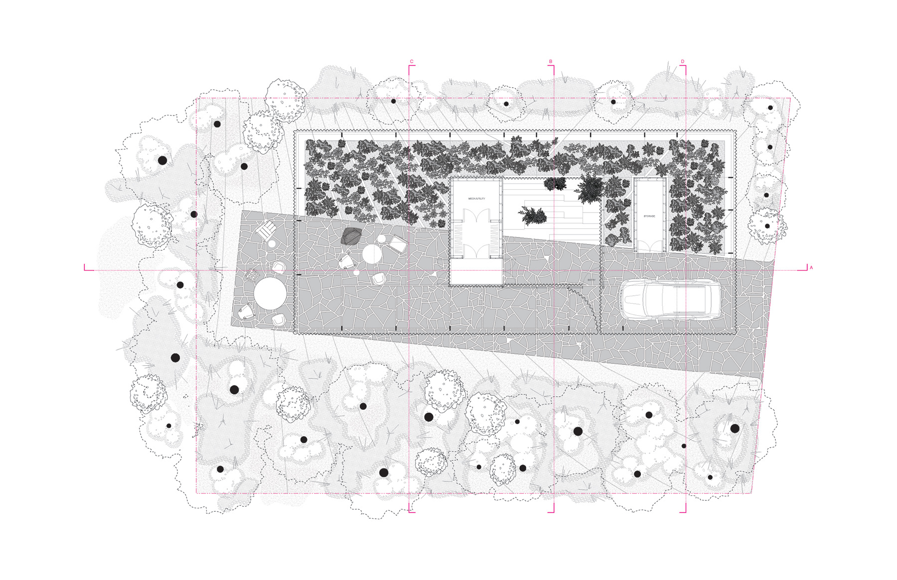 Spencer McNeil | Sectional House | Ground Level Plan
