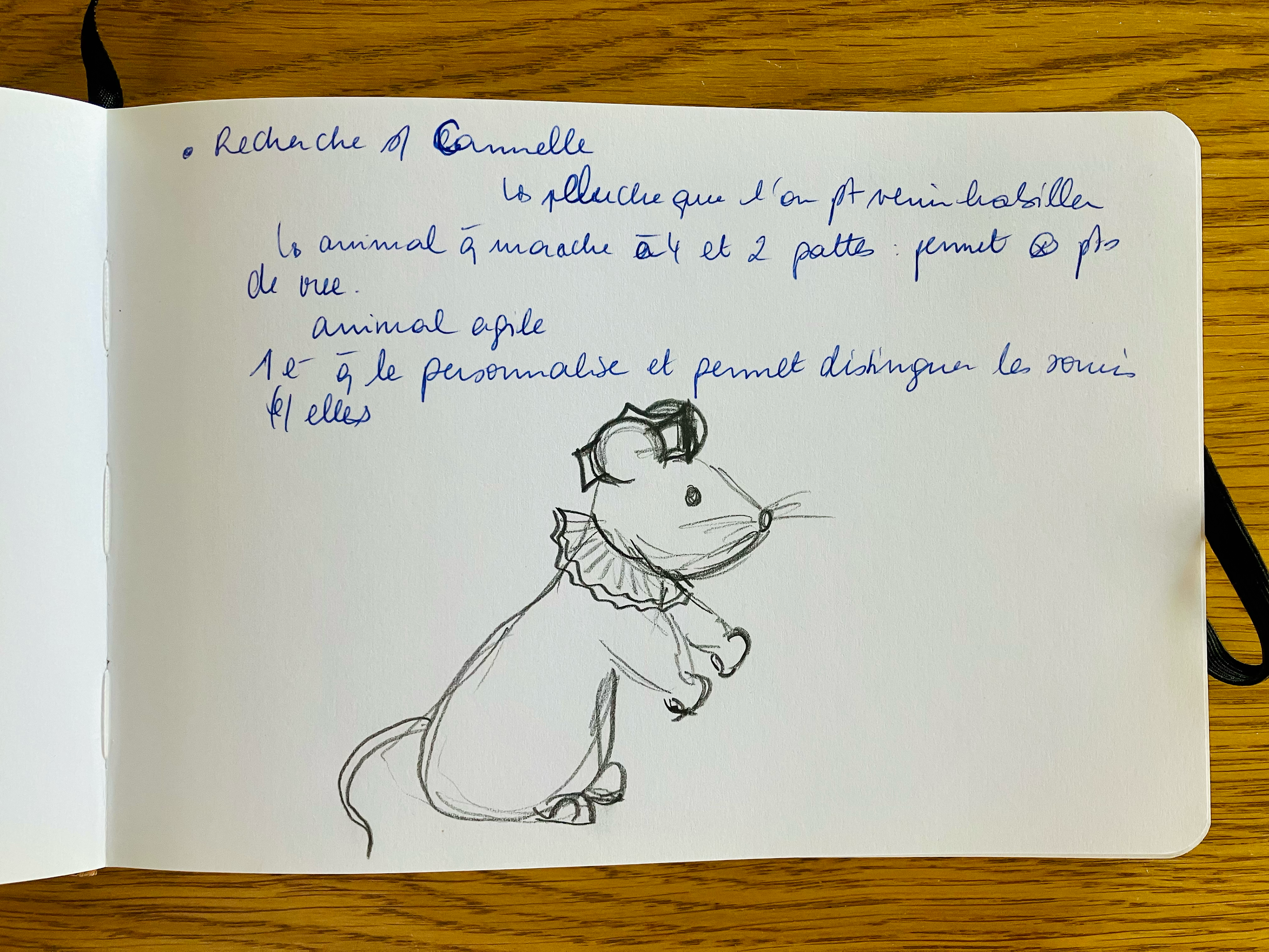 Crayonné 1 - Cannelle debout