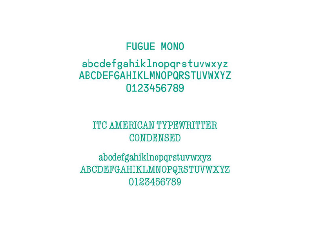 Typographies