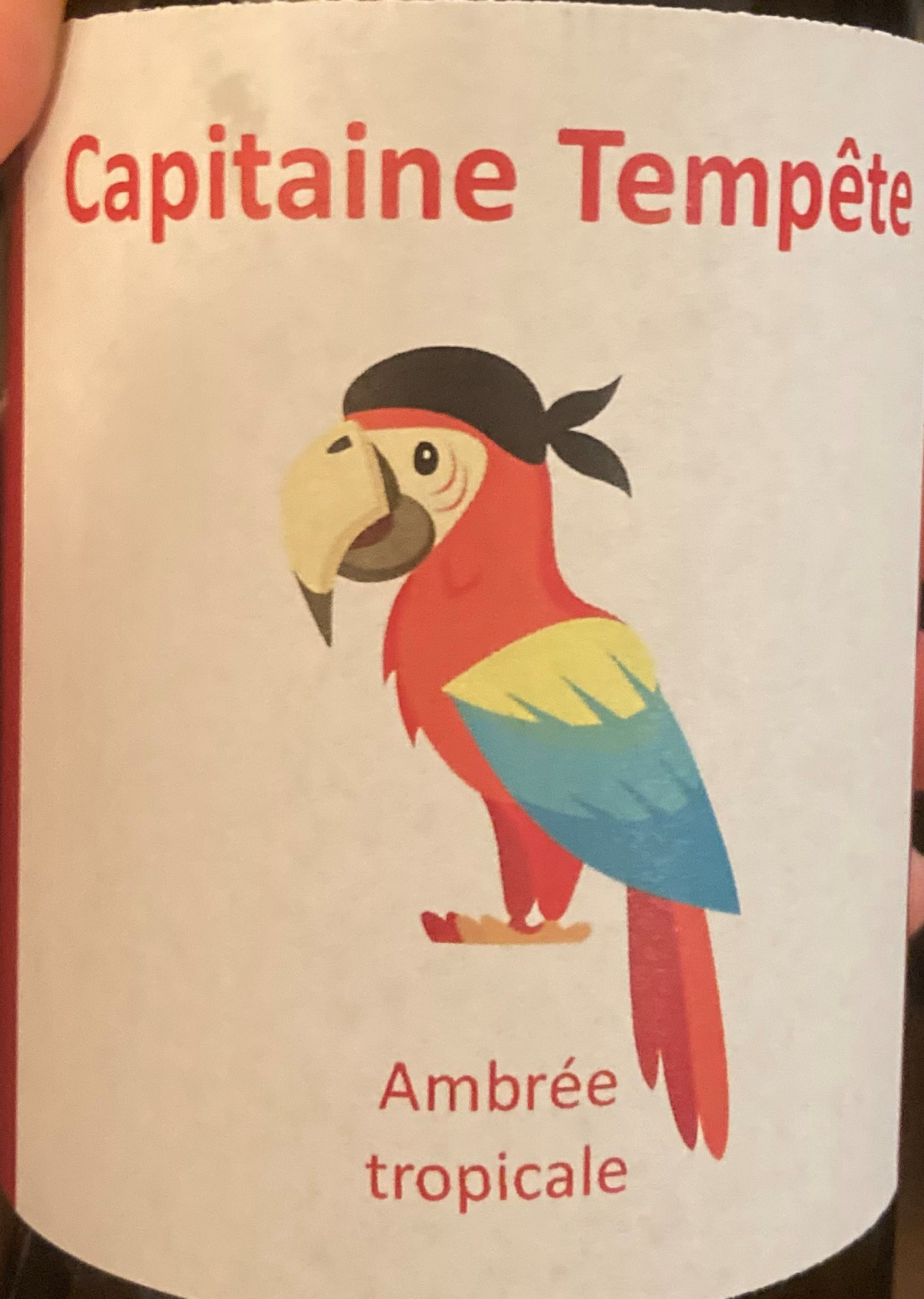 Étiquette initiale