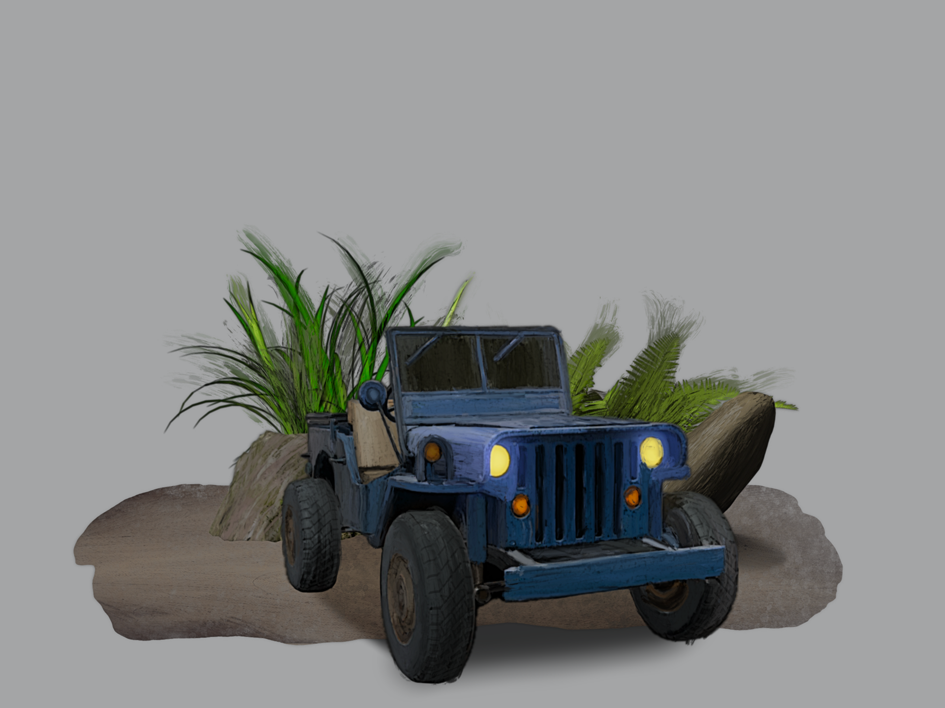 Jumping Jeeps - Ride Vehicle [Procreate]