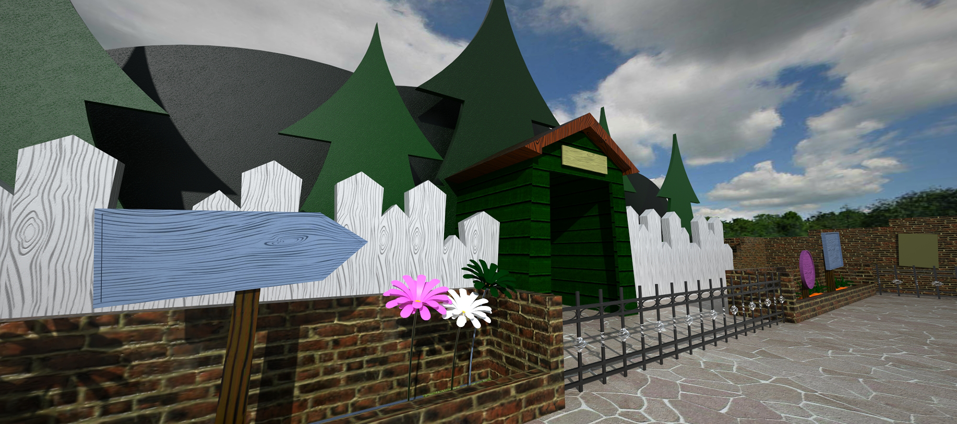 Façade - Concept Render #2 (Trimble SketchUp, Chaos V-Ray, Adobe Photoshop)