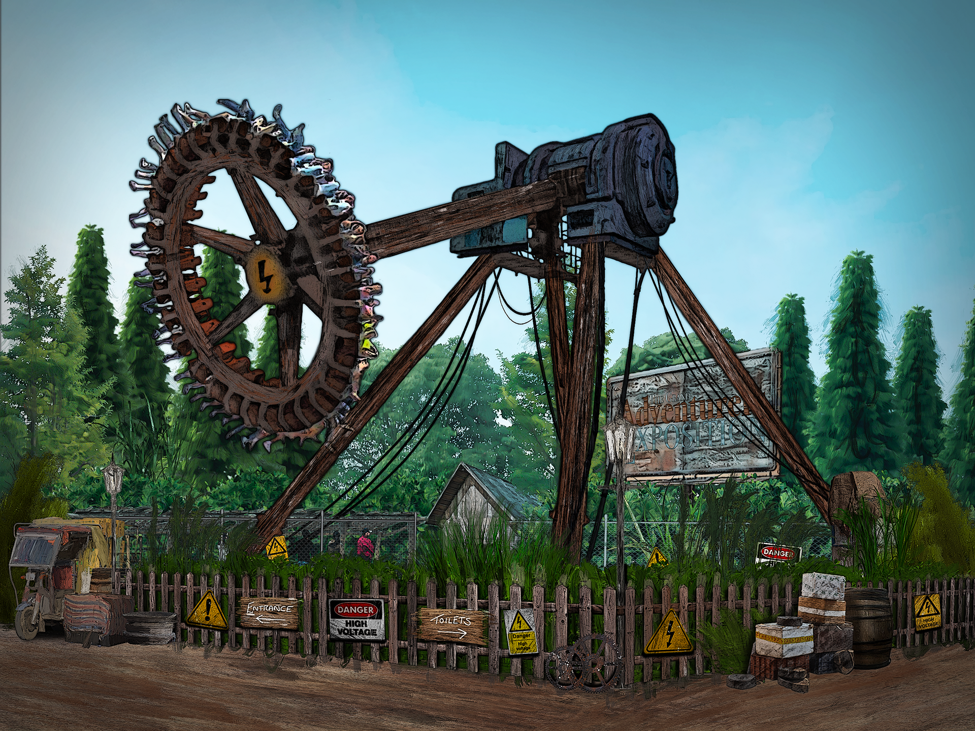 Volt - Concept Art [Procreate & Photoshop]