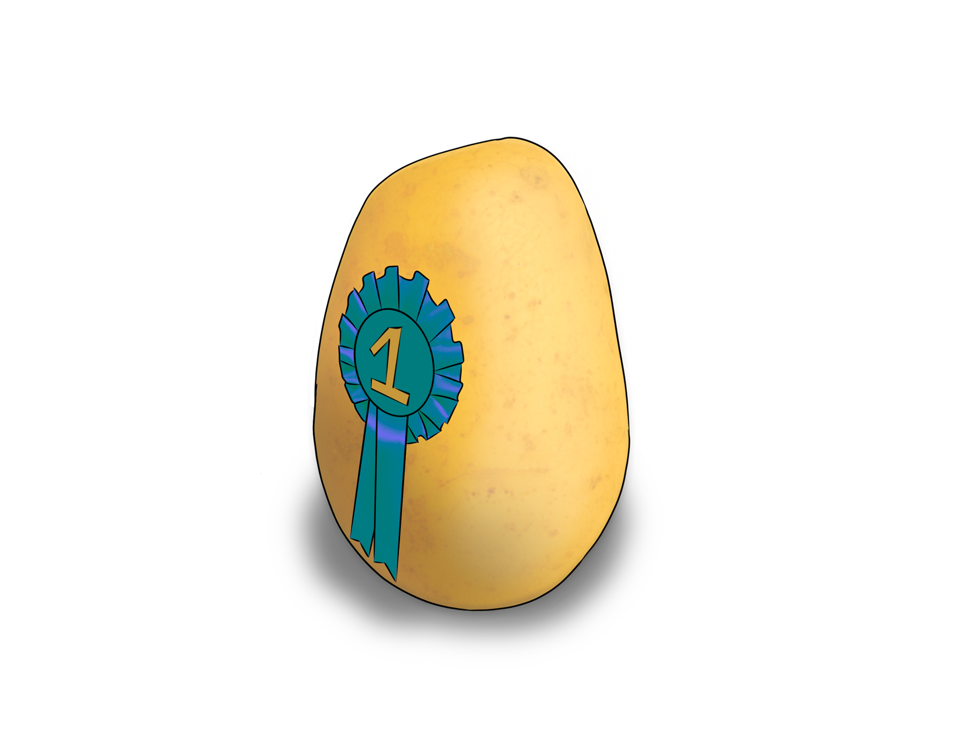 Prof. Gardener's 1st Place Potato (Procreate)