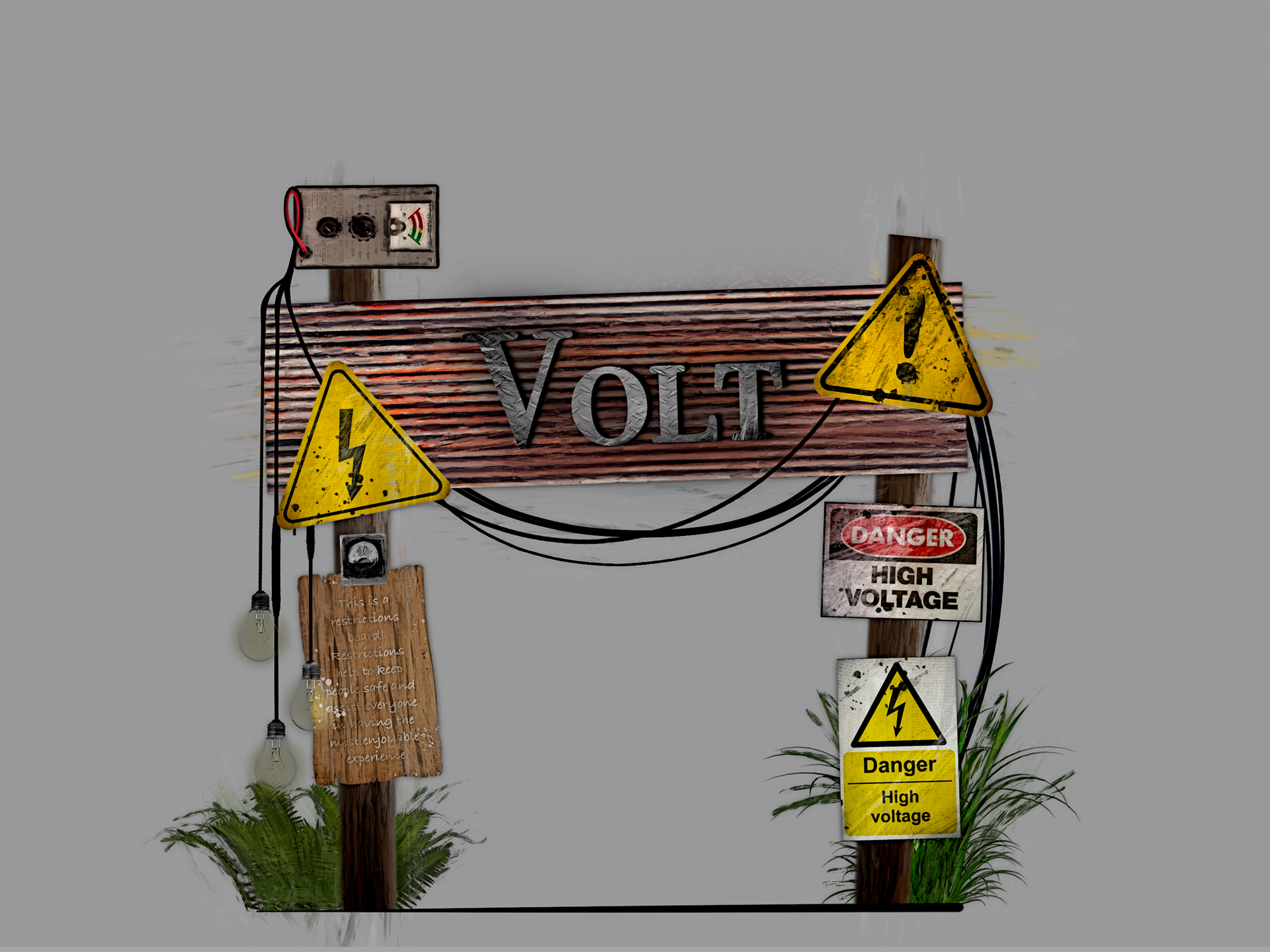 Volt - Attraction Entrance [Procreate]