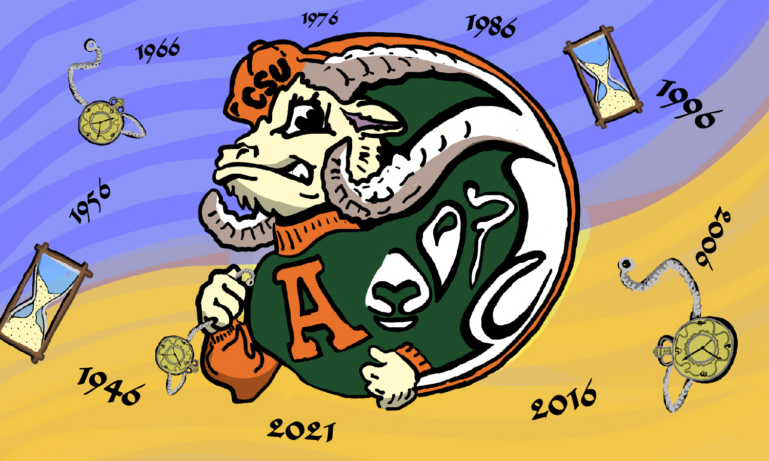 illustration for The Rocky Mountain Collegian newspaper