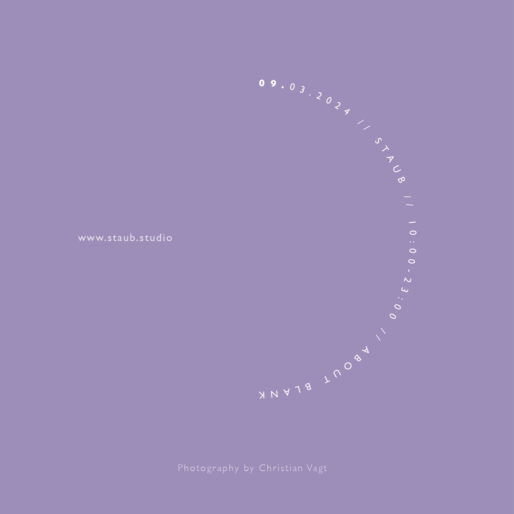 Staub Flyer © Christian Vagt / Irakli Kiziria