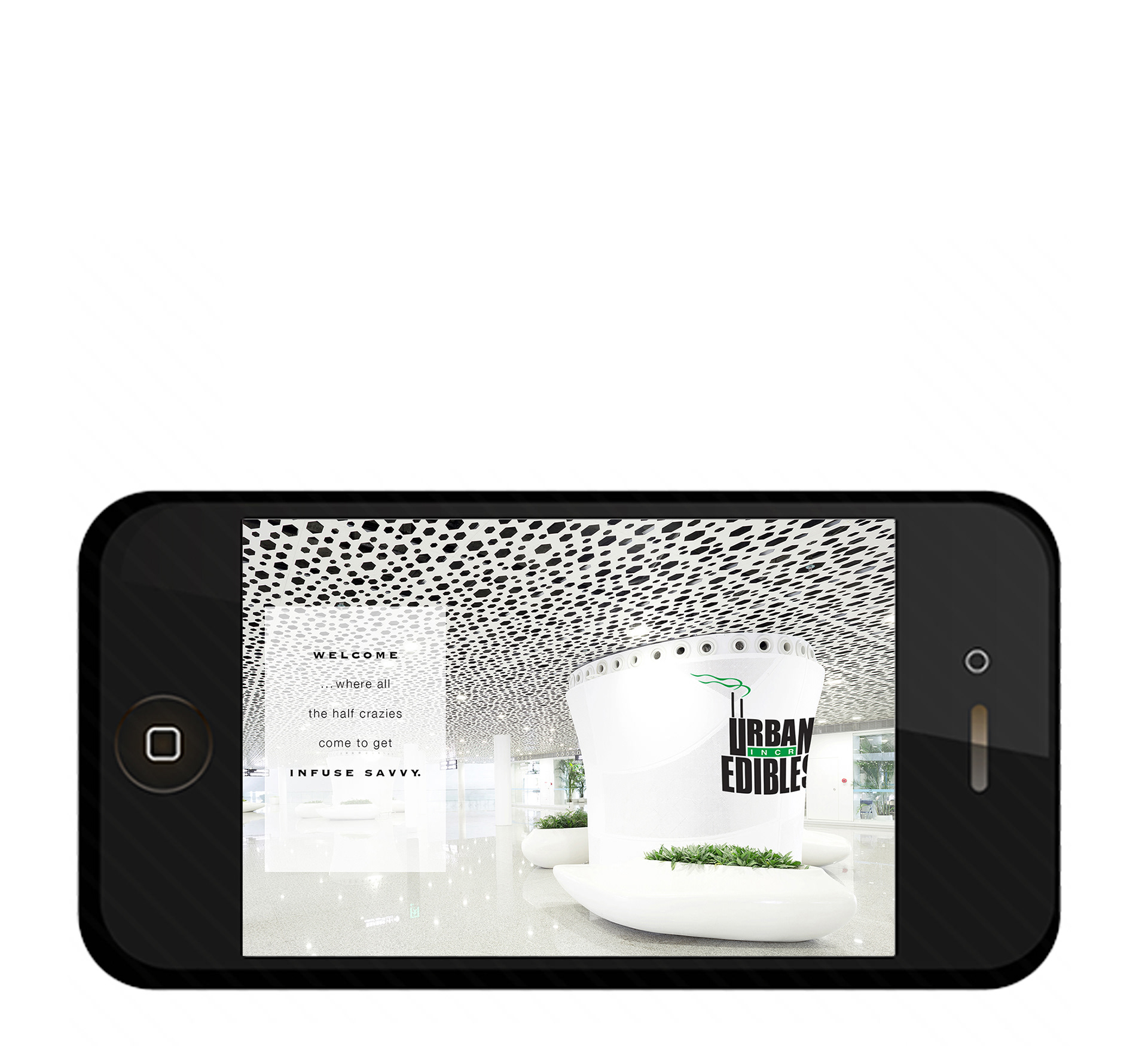 landing page, urban edibles