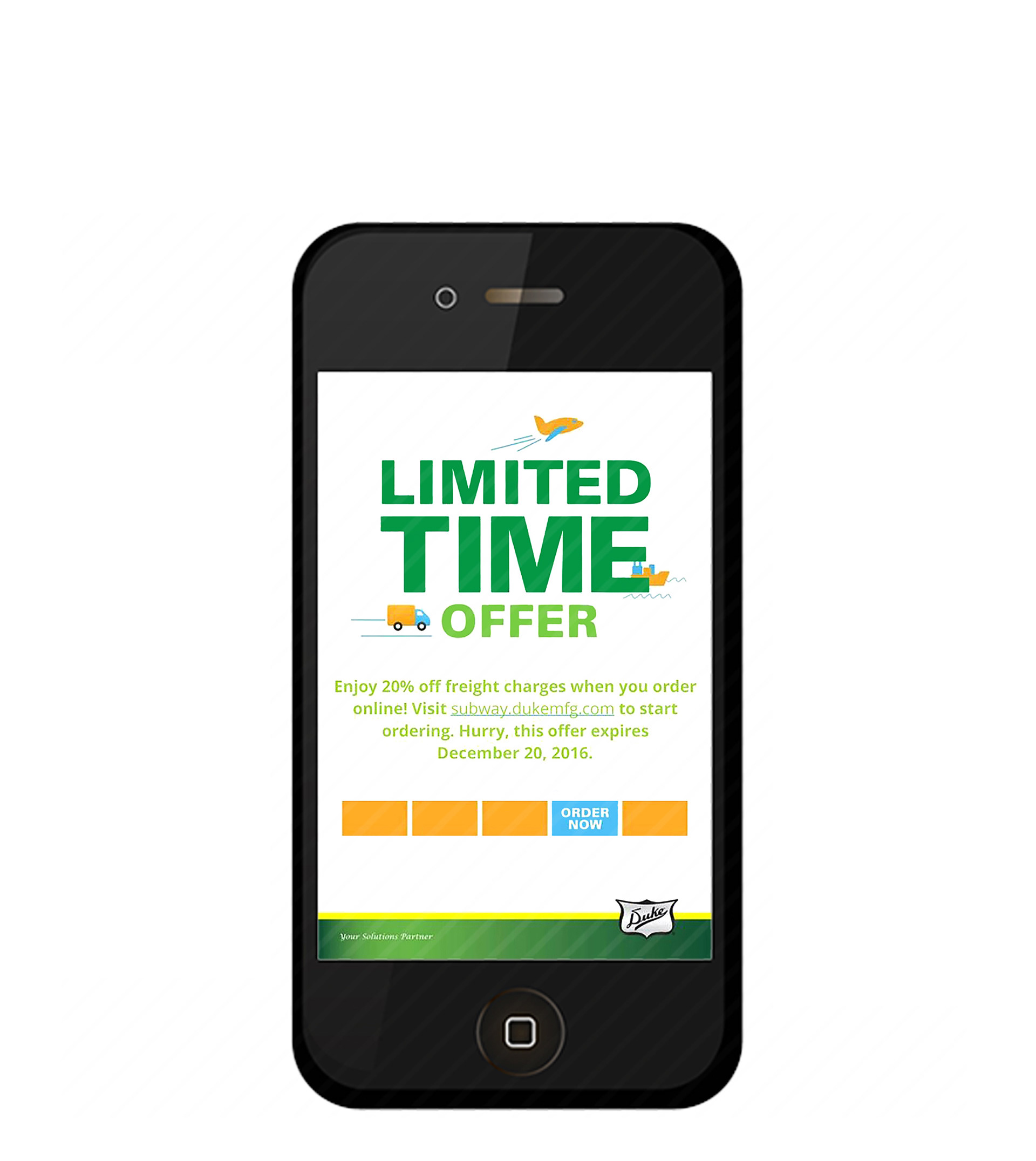 subway, email marketing, delivery, duke