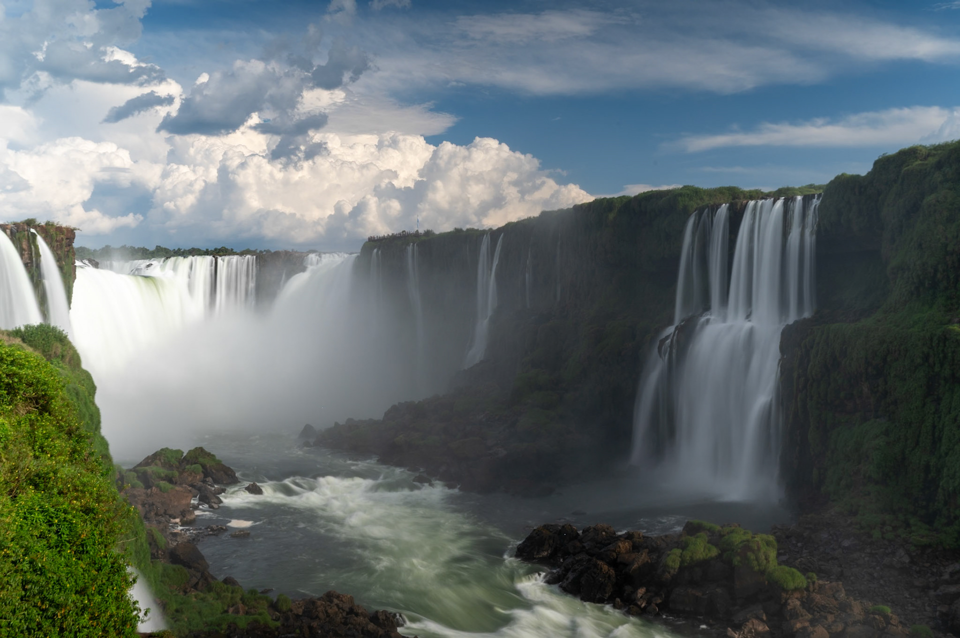 Iguazu Falls as viewed from the Brazilian side.