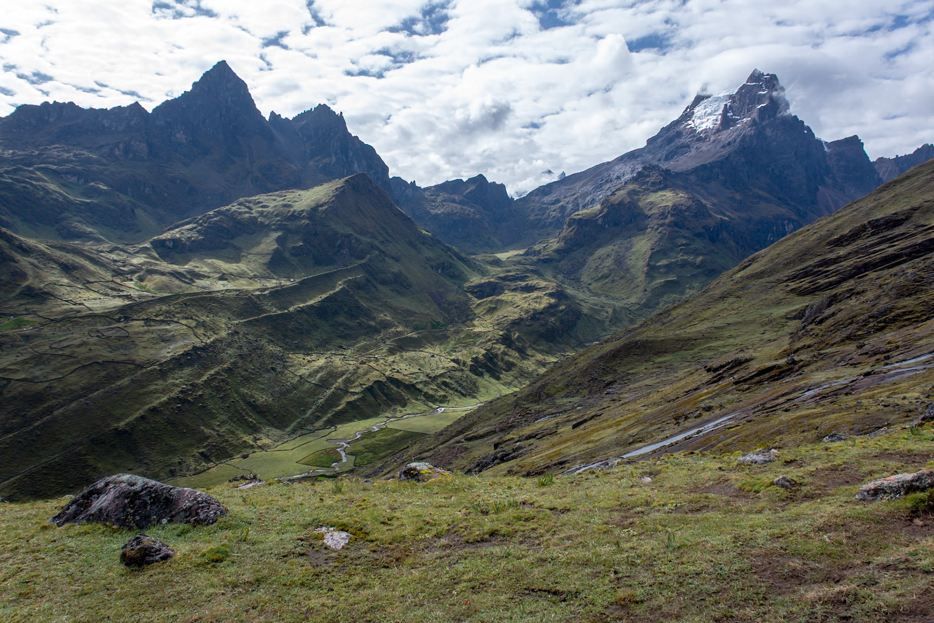 Urubamba mountain range, Peru.