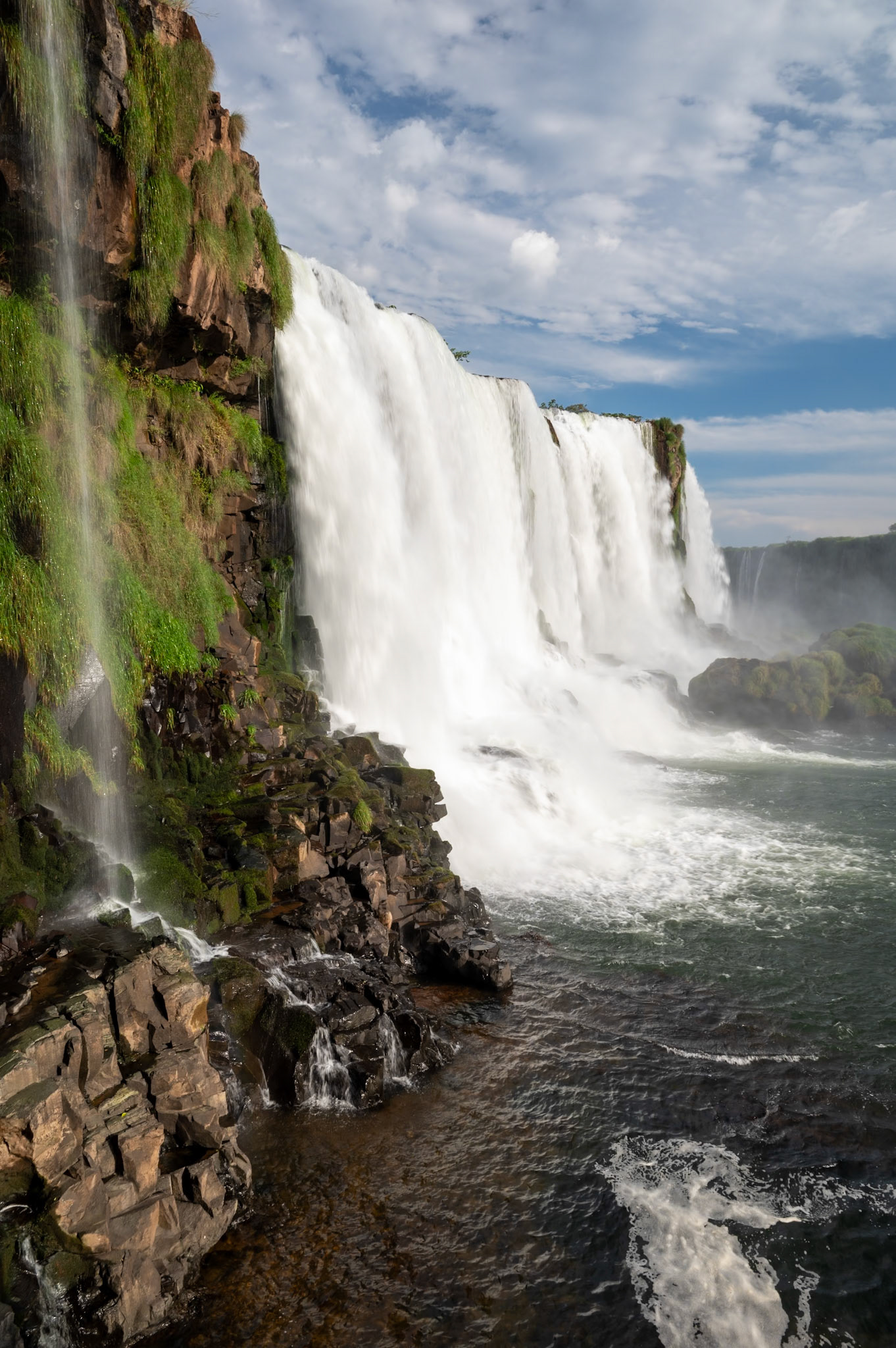 Iguazu Falls as viewed from the Brazilian side.