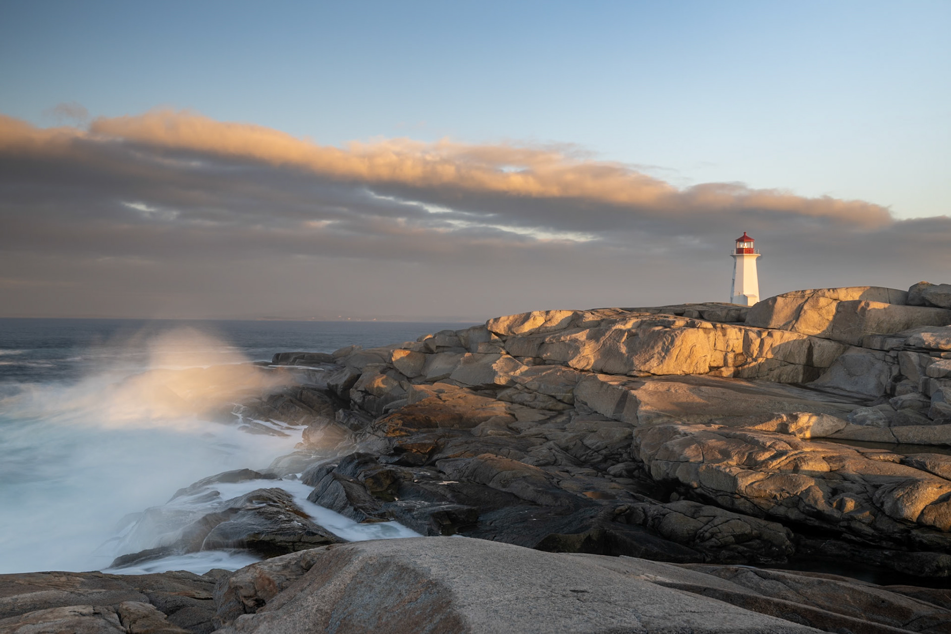 Peggy's Cove lighthouse, Nova Scotia.