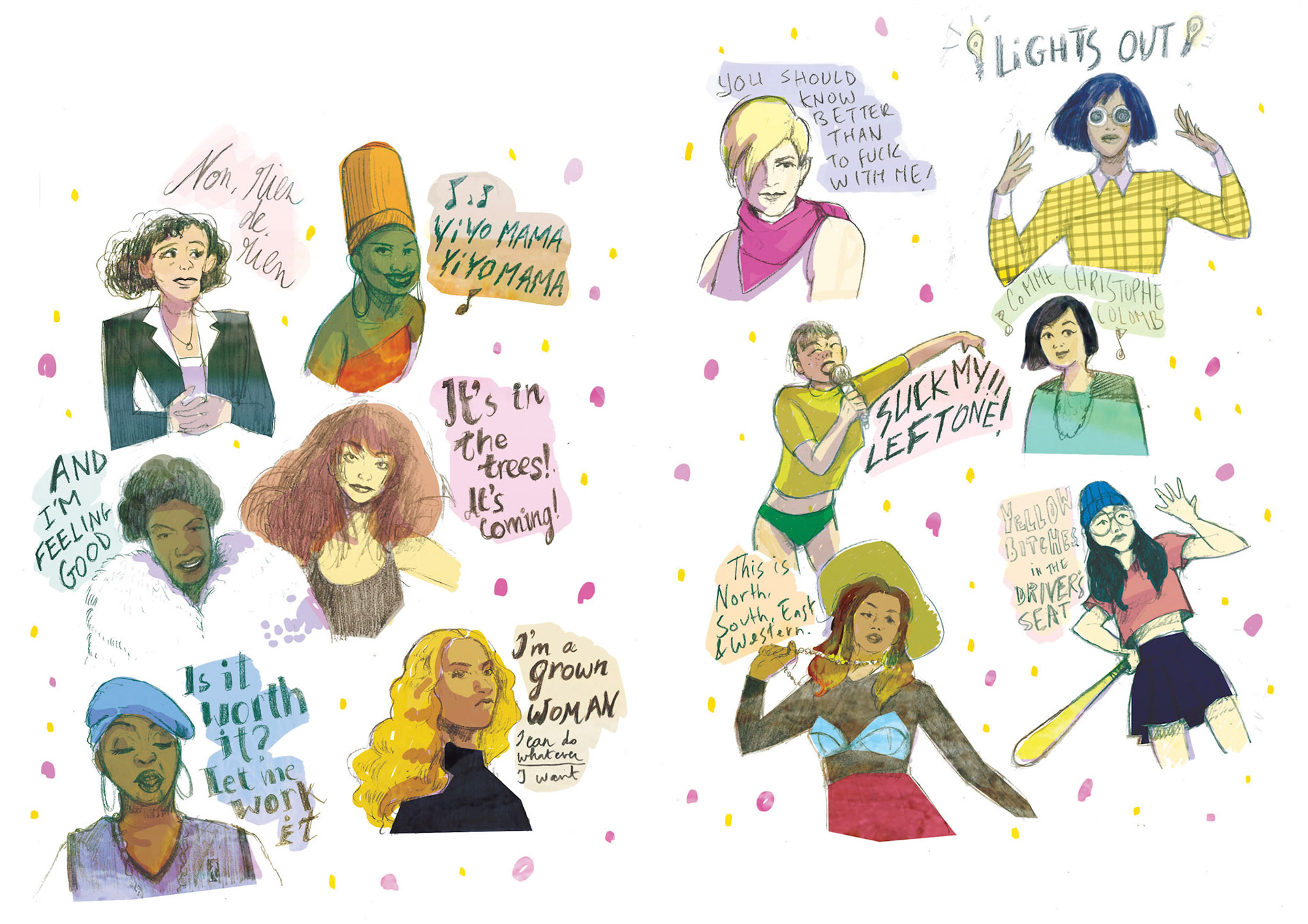 Editorial Illustration for Syrup magazine issue 2