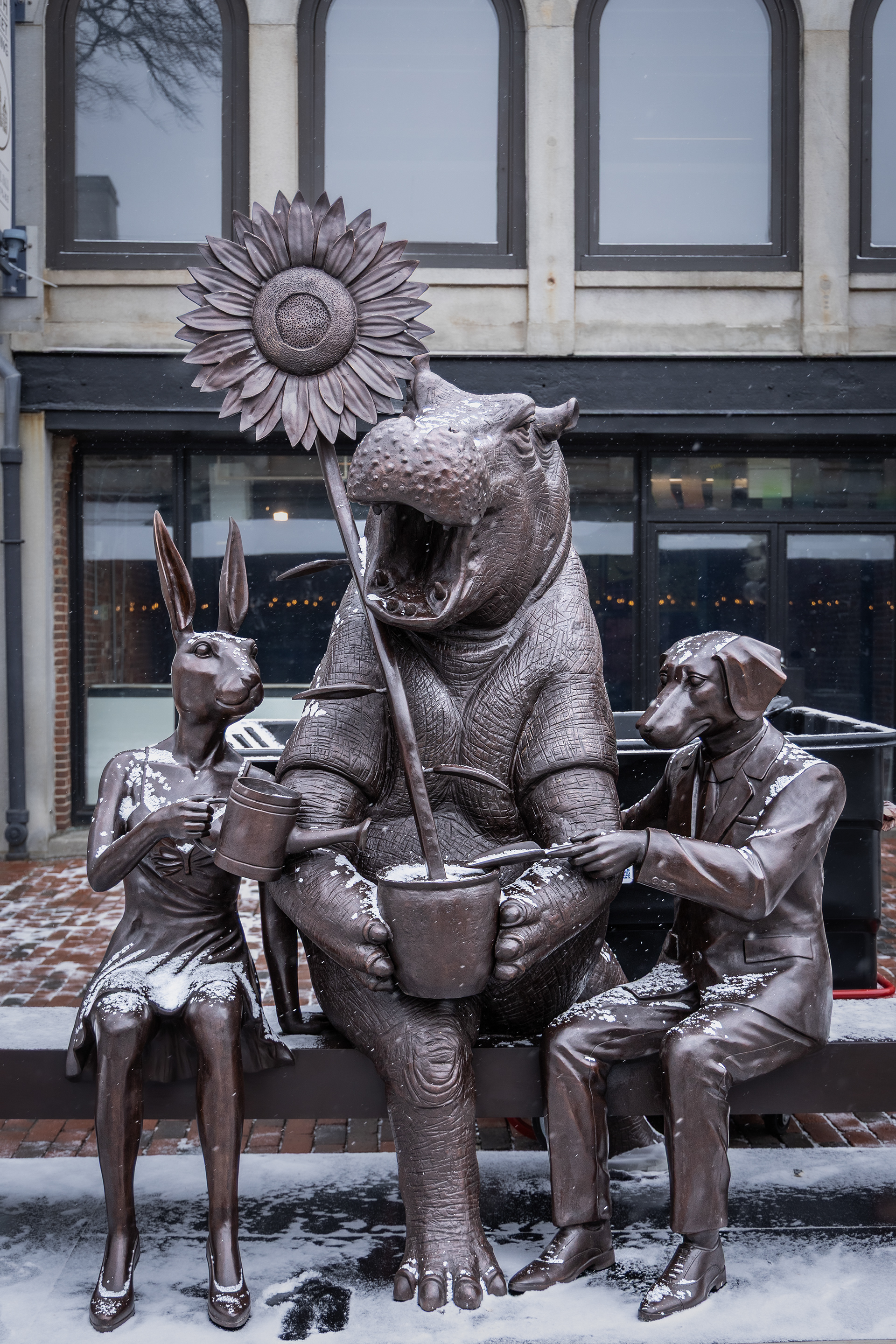 Gillie and Marc - Faneuil Hall - Boston