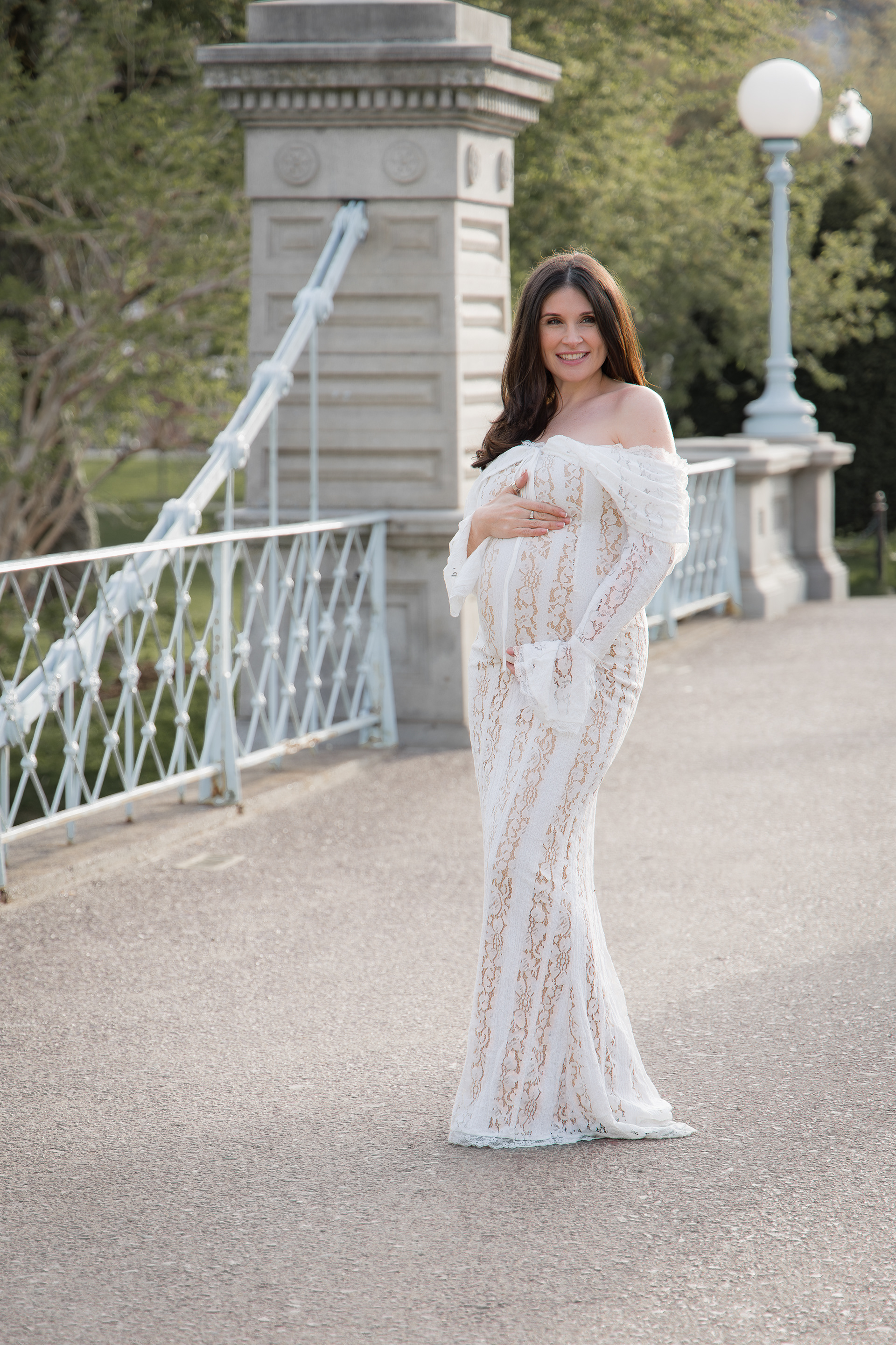 Boston Public Garden maternity session
