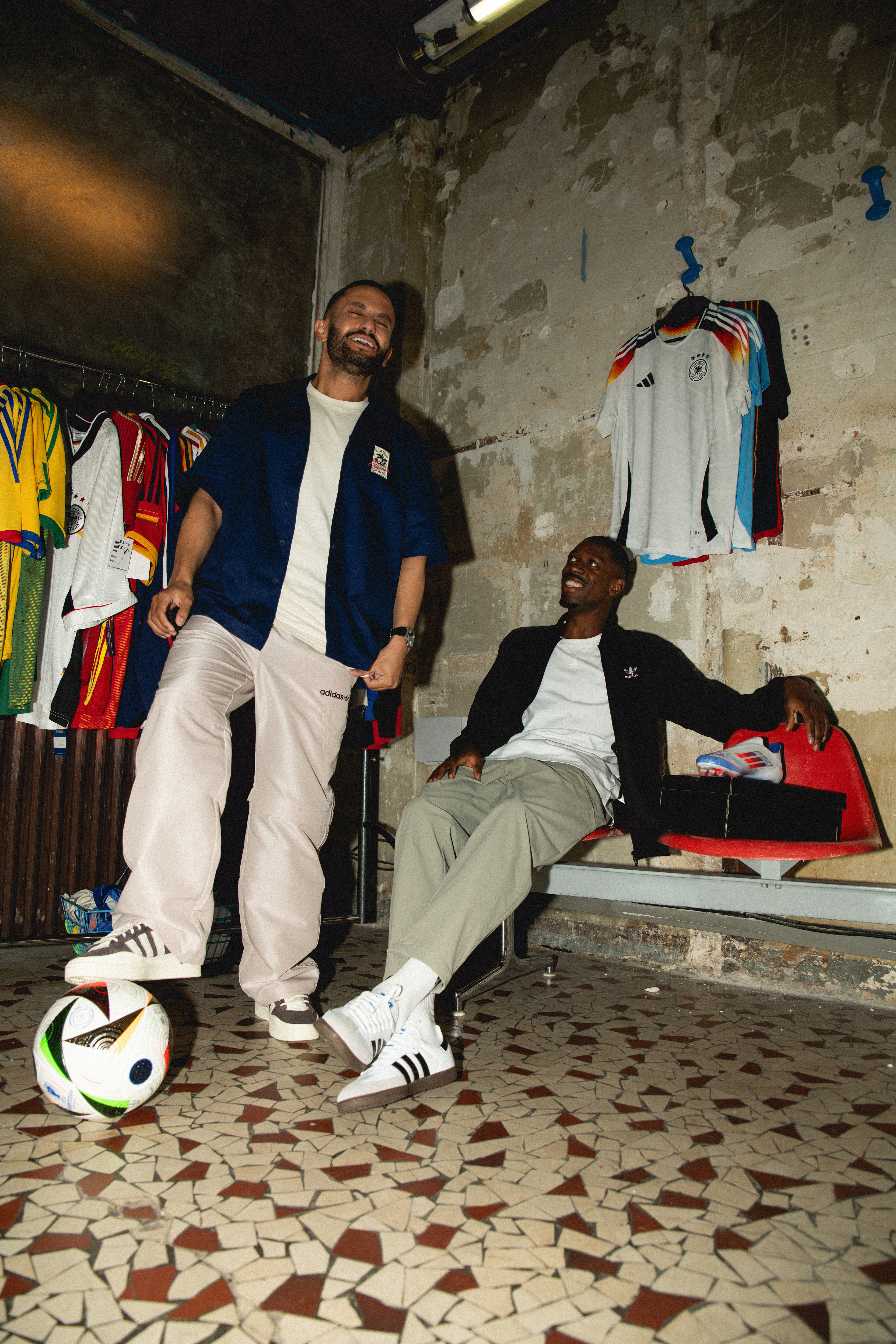 Malik Bentalha et Ousmane Dembélé