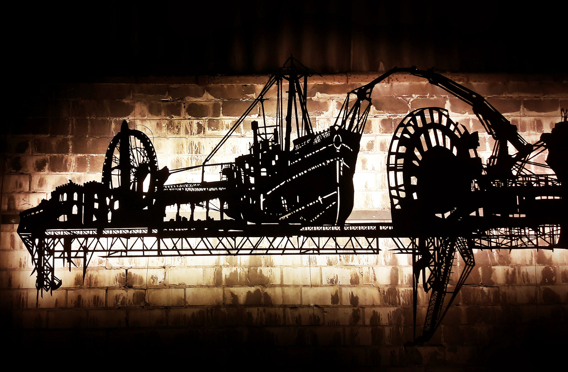 NordArt International Art Exhibition | Büdelsdorf, Germany | 2007 | detail | laser cutting, metal, LED lights