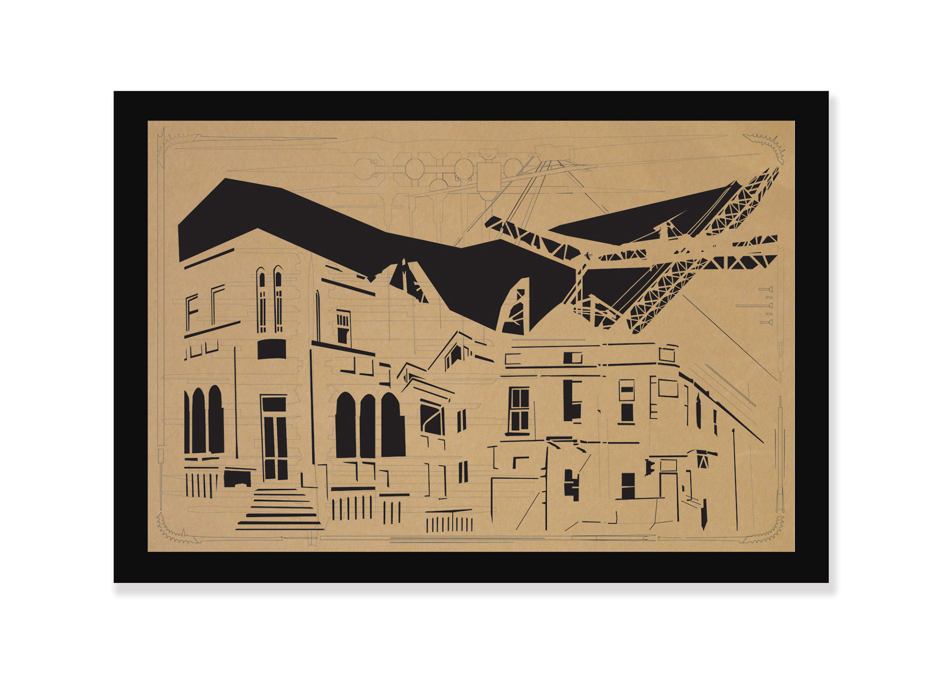 Tel Aviv 2 | 2019 | print, recycled paper | 42x30 cm