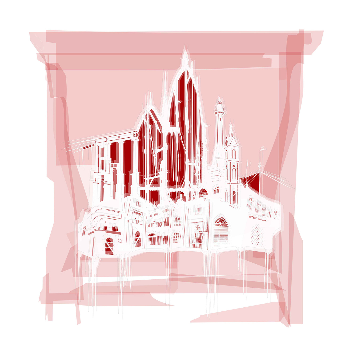  1Km+ | Digital Print | 80x80 cm 