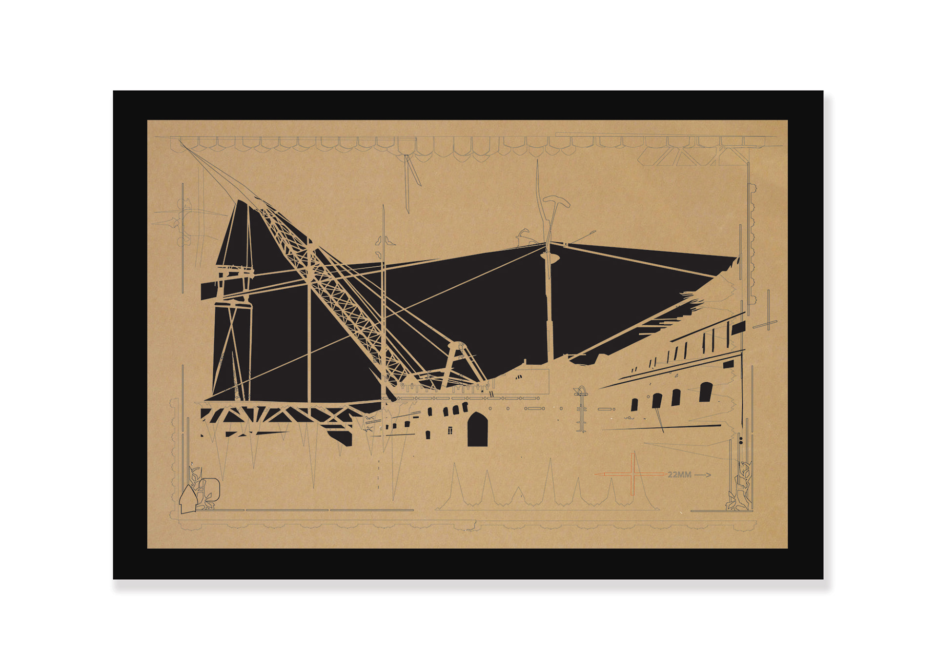 Tel Aviv 1 | 2019 | print, recycled paper | 42x30 cm