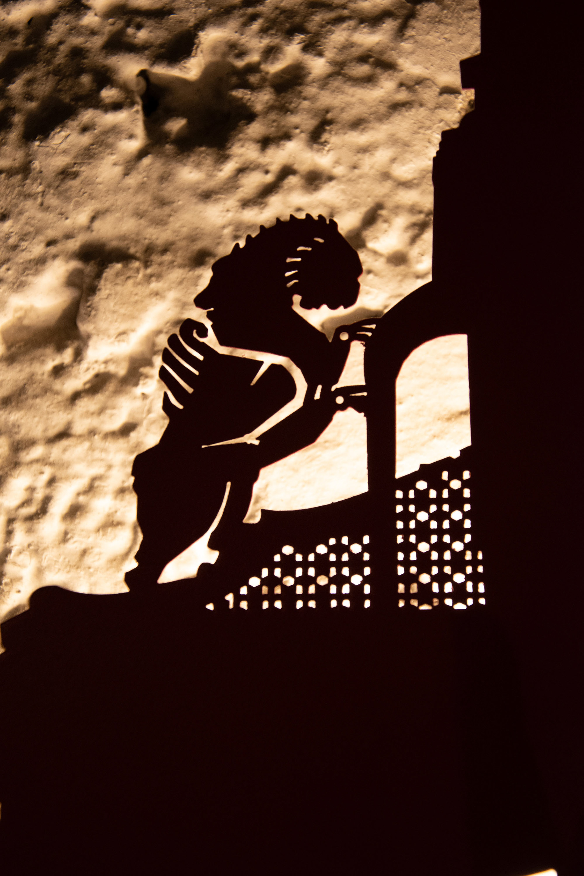 Catedral | Detaill | 2010 | metal, laser cutting, LED lights | 90x70 cm