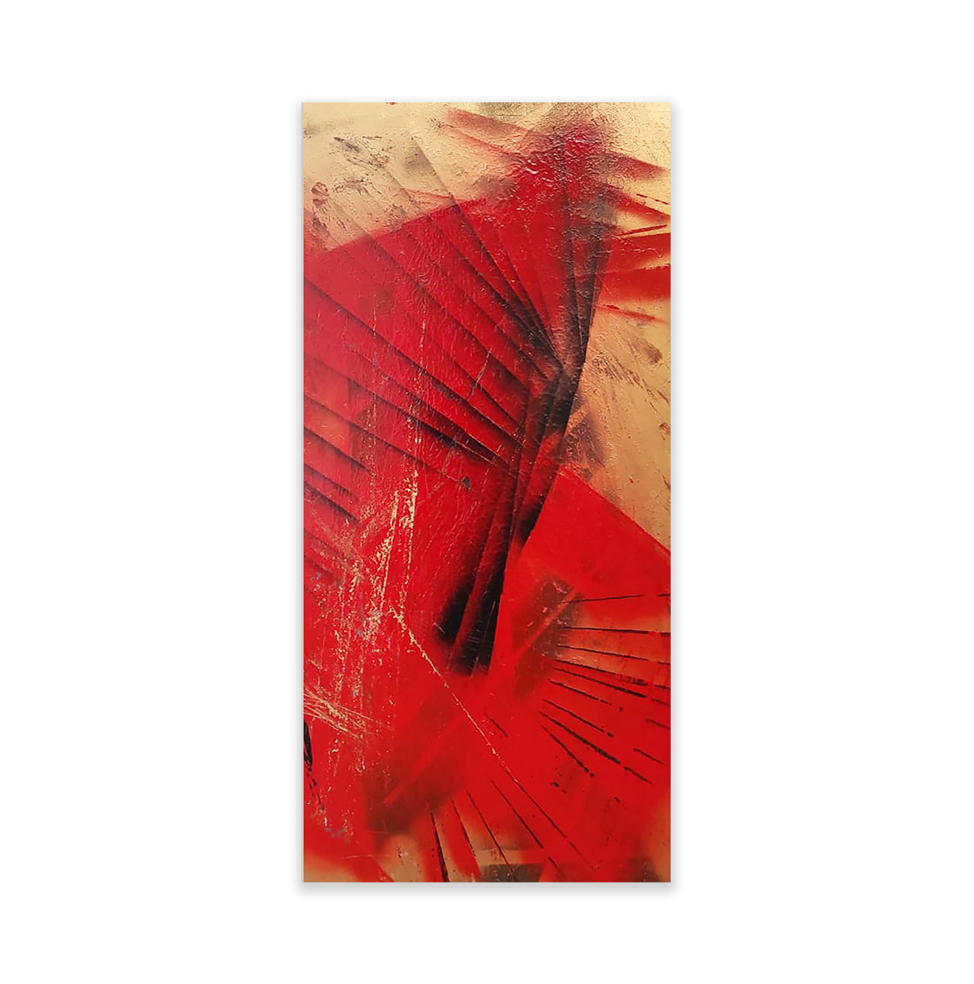 Set off  | 2021 | wood, acrylic paint | 110x55 cm