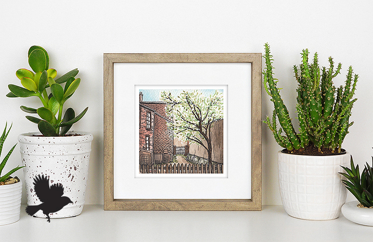 Boston Alleyway in Spring - 2024