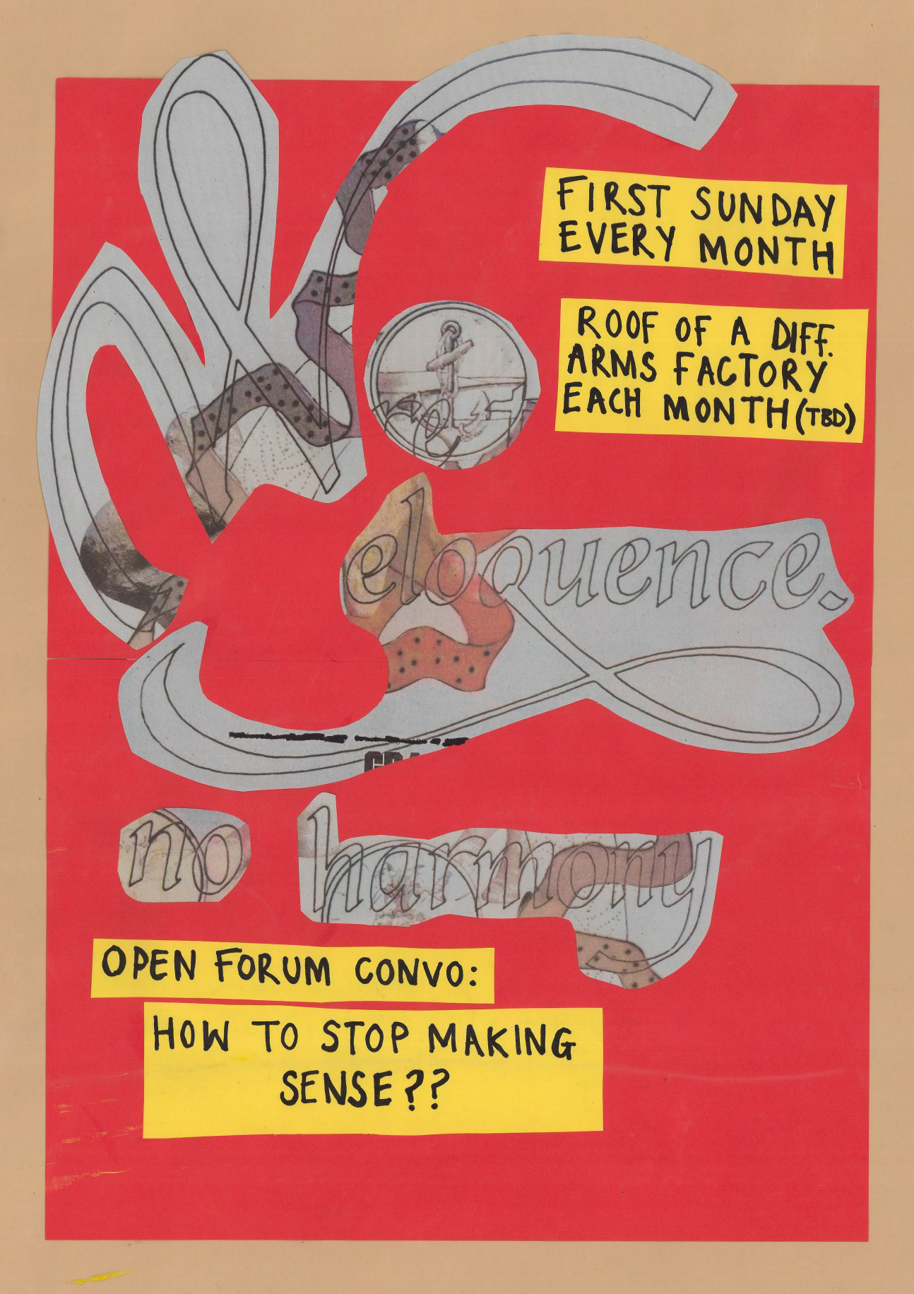 Ed - 01/03/2026 - collage on newspaper